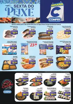 Comper ofertas Sexta do Peixe - Pré-Visualização do folheto da loja Comper, válido de 03.04.2026