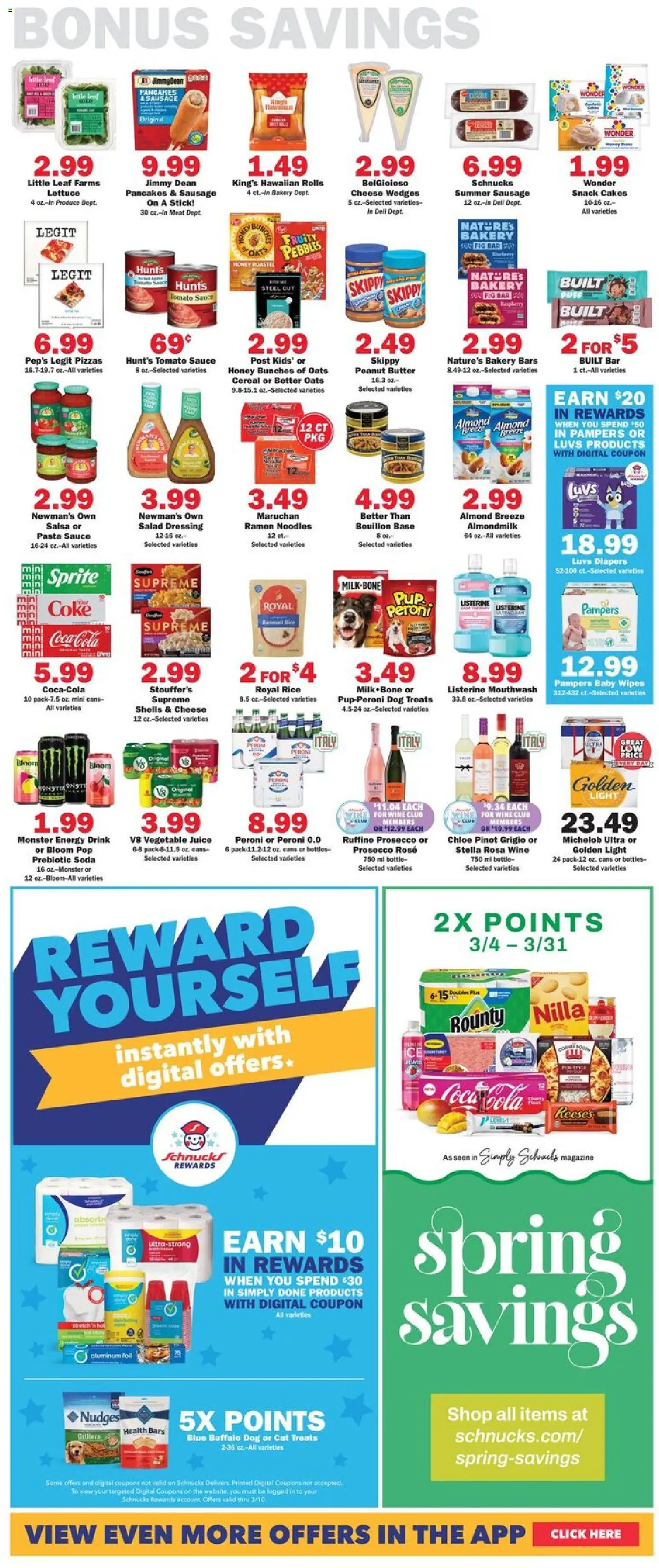 Schnucks Weekly Print Ad - MO - valid from 04.03.2026 | Page: 5 | Products: Juice, Rice, Salad, Sausage