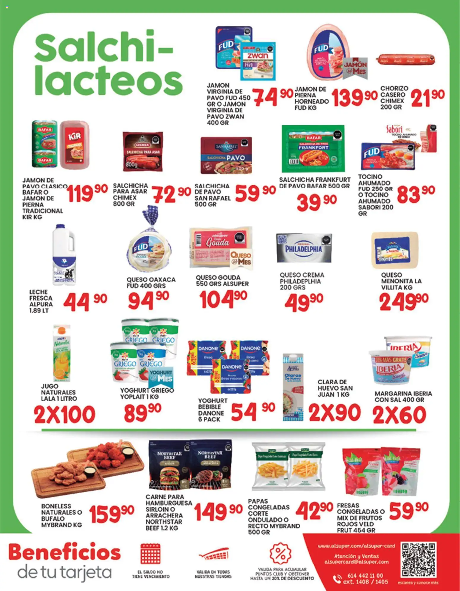 Nuevas ofertas de Alsuper válidas en toda la República Mexicana desde el 09.01.2026. ¡Encuentra las mejores ofertas en Alsuper folleto Saltillo! | Página: 7 | Productos: Salchicha, Huevo, Leche, Jamón
