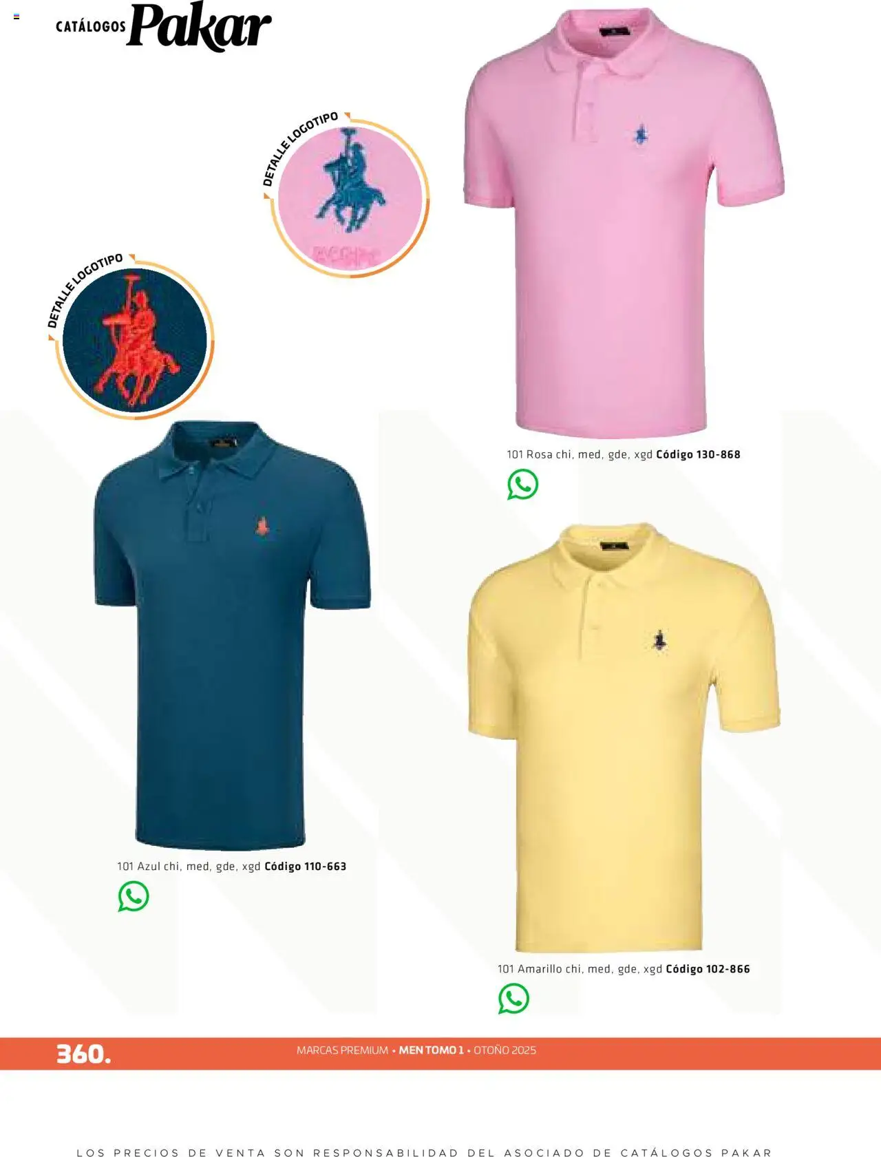 Nuevas ofertas de SC Pakar válidas en toda la República Mexicana desde el 29.08.2025. ¡Encuentra las mejores ofertas en SC Pakar - Catálogo Otoño Men Tomo 1! | Página: 360