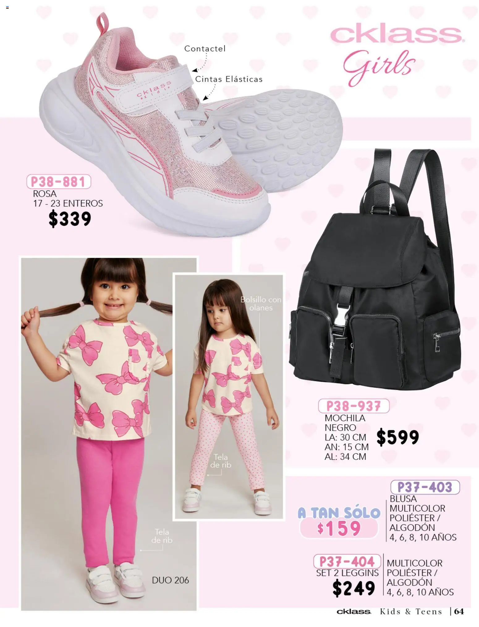 Nuevas ofertas de Cklass válidas en toda la República Mexicana desde el 26.03.2026. ¡Encuentra las mejores ofertas en Cklass catálogo Especial Día del Niño! | Página: 116 | Productos: Blusa, Mochila, Algodón