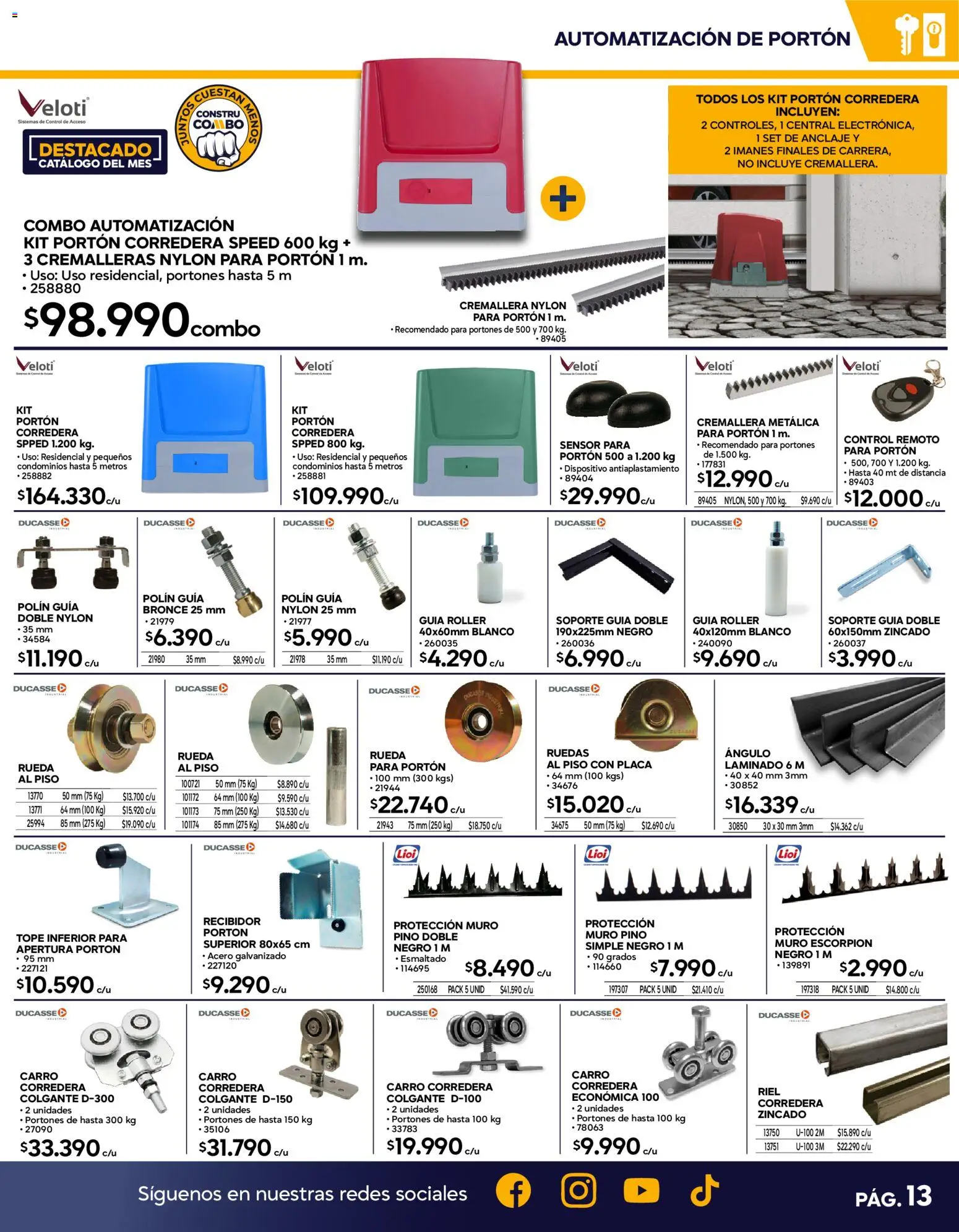 Construmart Ofertas │ válido desde el 01.04.2026 | Página: 13 | Productos: Control remoto, Riel, Recibidor