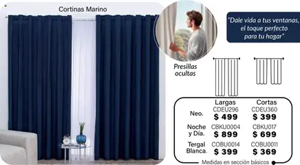 Vista previa de Colchas Concord - Catálogo, nuevo folleto de la tienda, válido en México a partir del 01.08.2025 | Página: 1076 | Productos: Cortinas