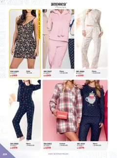 Vista previa de Andrea catálogo Outlet, nuevo folleto de la tienda, válido en México a partir del 21.12.2025 | Página: 224 | Productos: Pijama, Ropa, Ropa interior, Camisón