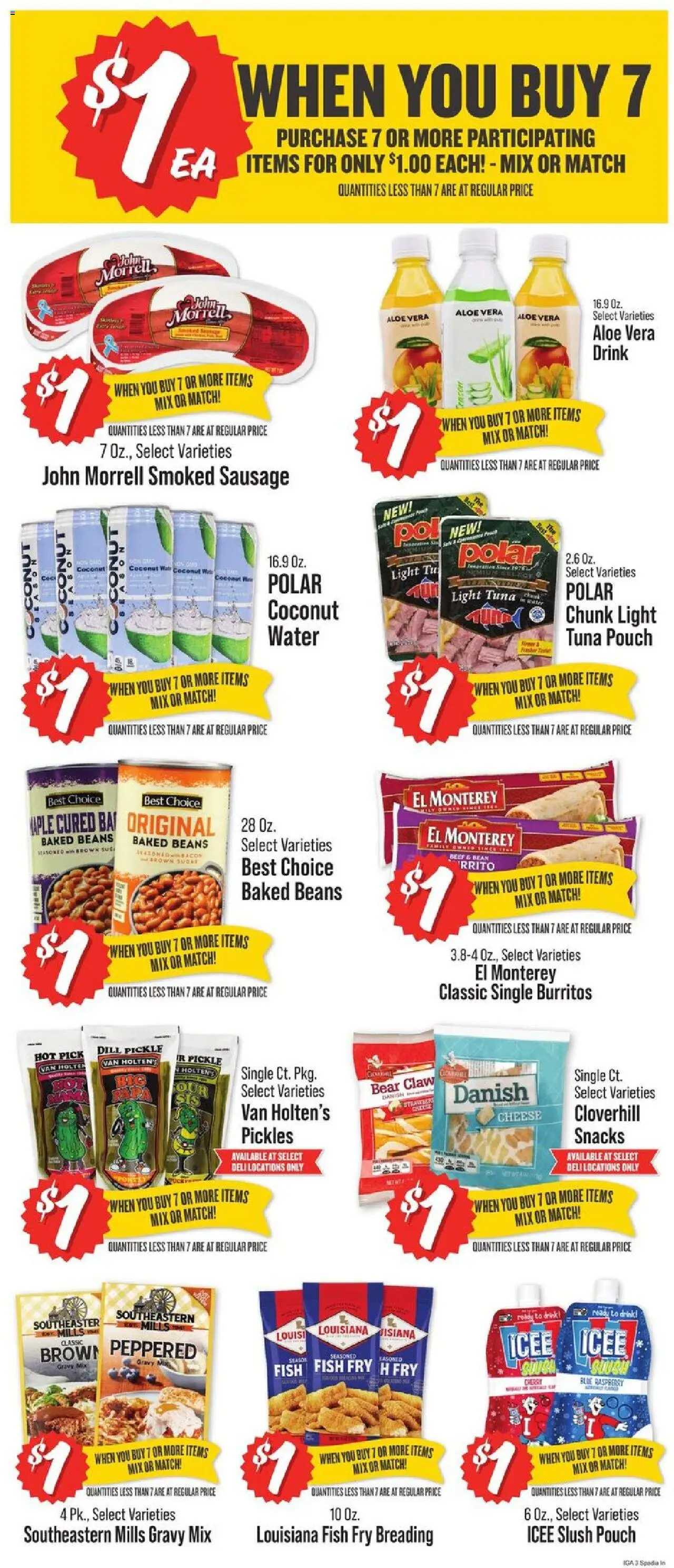 IGA Weekly Ad - valid from 17.09.2025 | Page: 3 | Products: Box, Fish, Aloe Vera, Dill