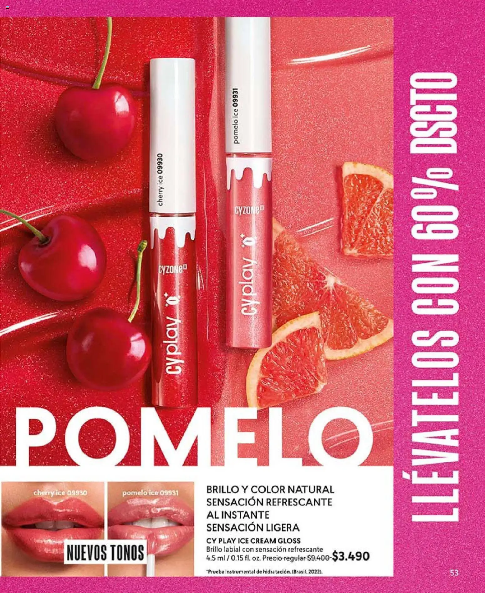 Catálogo CyZone Campaña 18 │ válido desde el 01.12.2025 | Página: 53 | Productos: Brillo, Labial