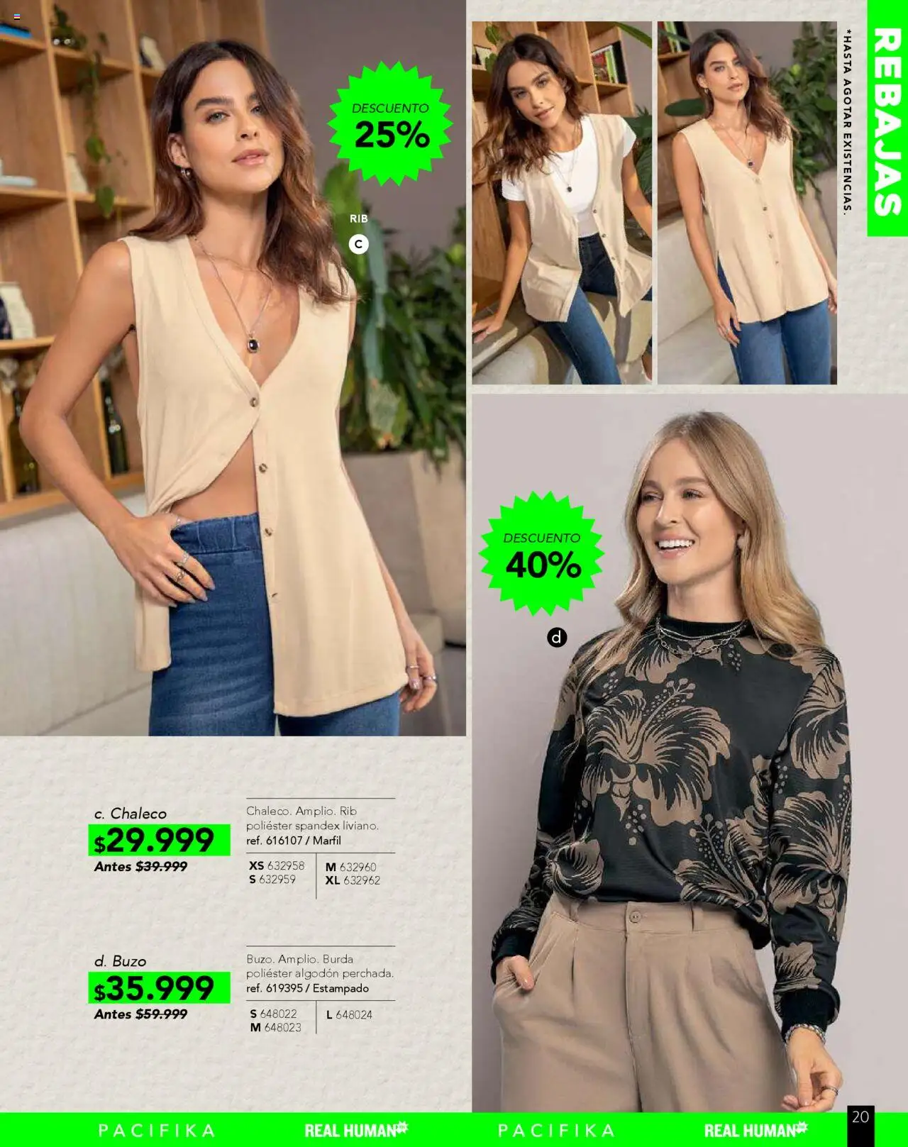 Pacifika revista - valida desde el 01.08.2025 | Página: 194 | Productos: Algodón, Buzo, Chaleco