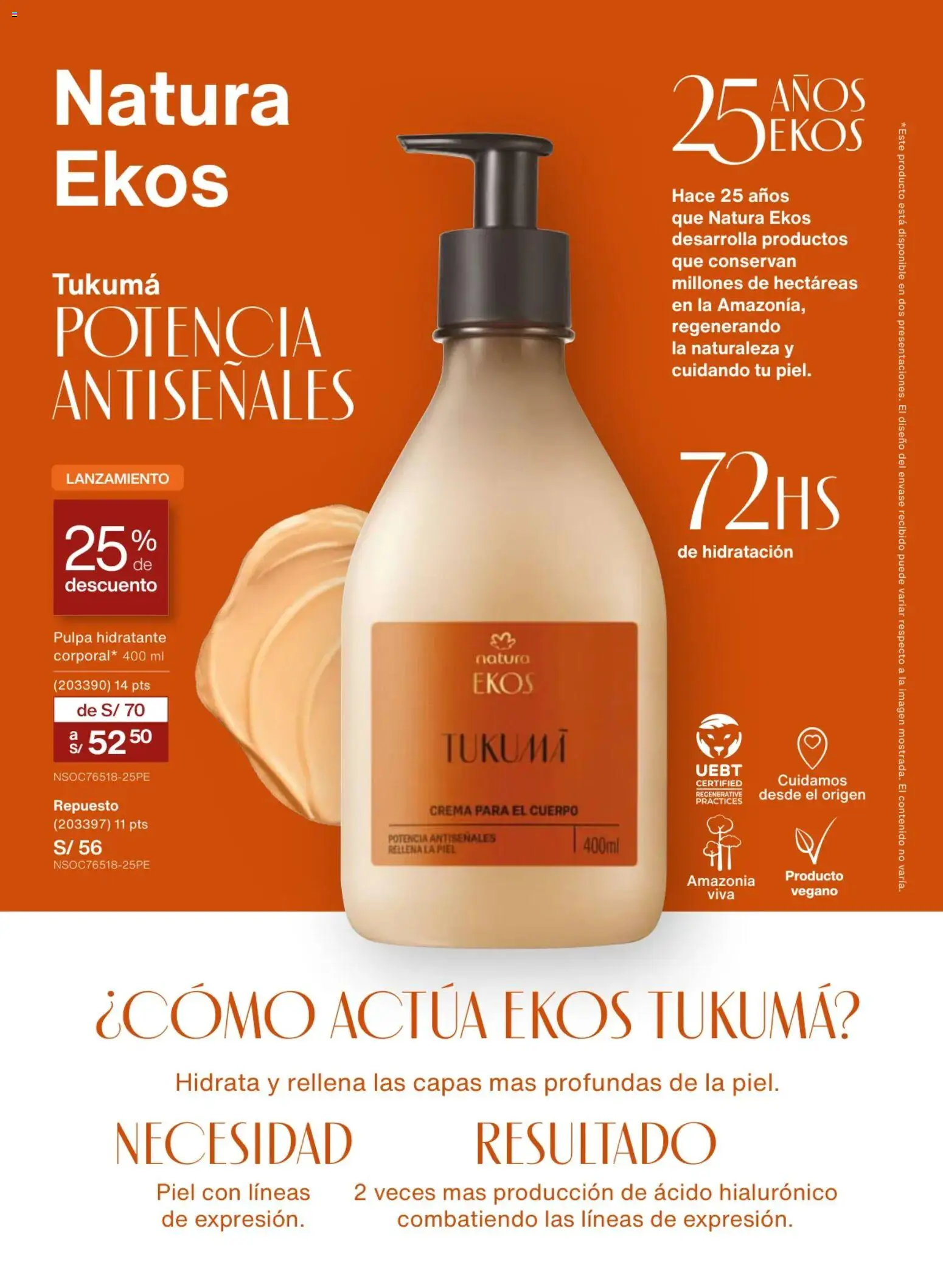 Catálogo Natura válido desde 18.02.2026 | Página: 110 | Productos: Crema para el cuerpo, Crema