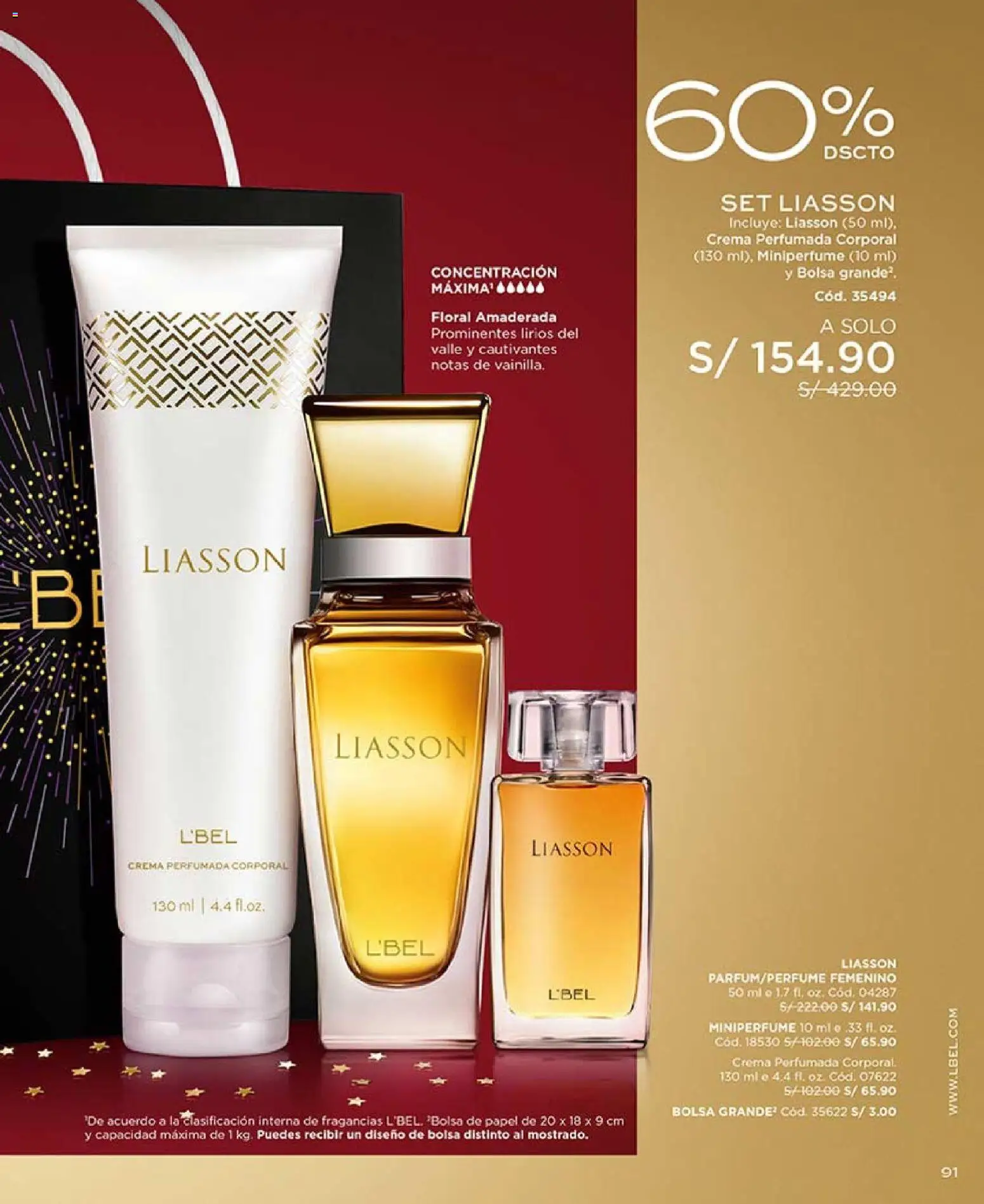 Catálogo L'Bel válido desde 14.11.2025 | Página: 91 | Productos: Crema, Bolsa