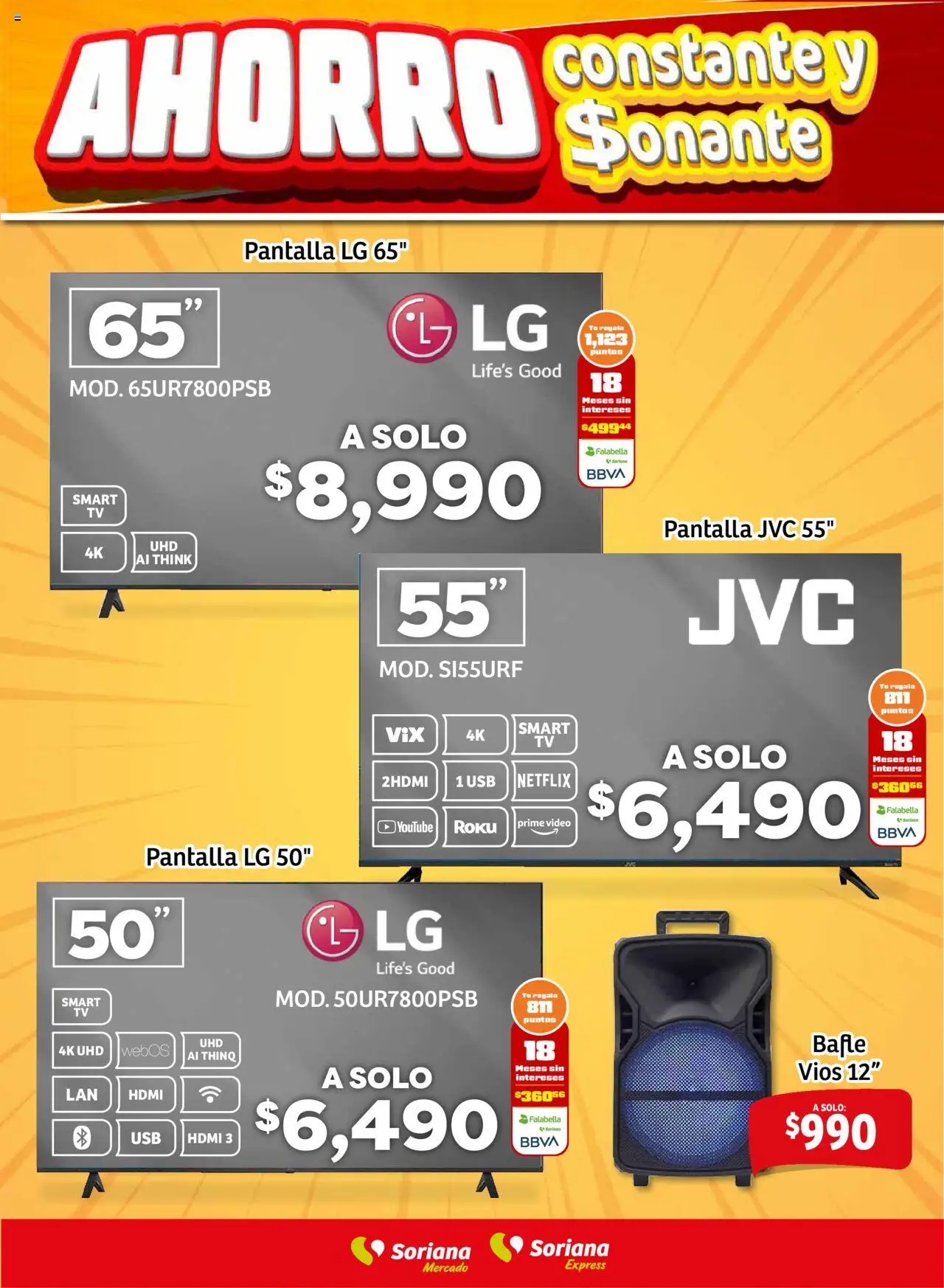 Nuevas ofertas de Soriana válidas en toda la República Mexicana desde el 22.08.2025. ¡Encuentra las mejores ofertas en Soriana - Fin de Semana Mercado: Saltillo! | Página: 10 | Productos: Usb, Té, Video