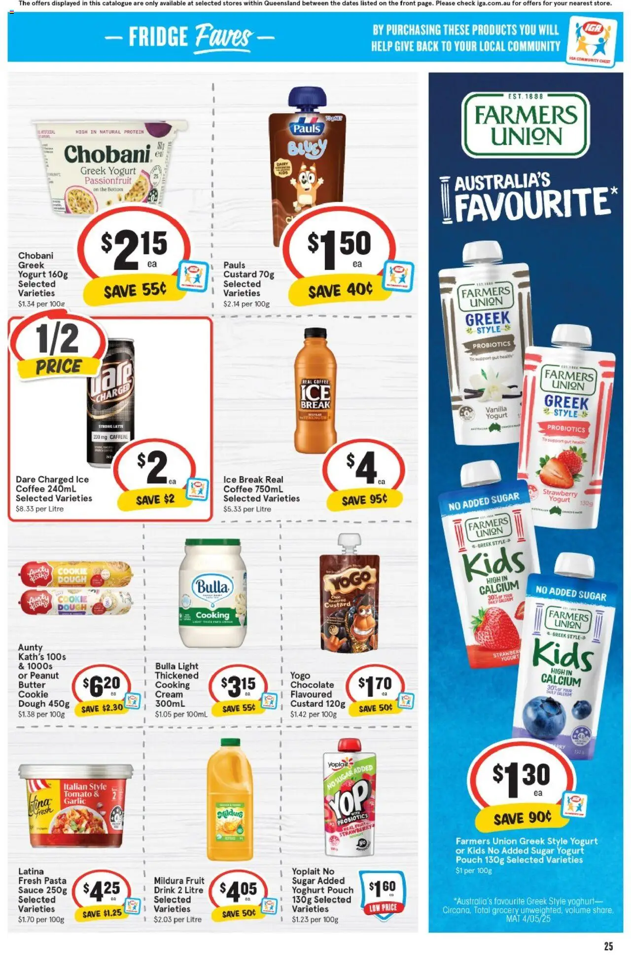 IGA catalogue - valid from 20.08.2025 | Page: 22 | Products: Yoghurt, Cream, Sugar, Garlic