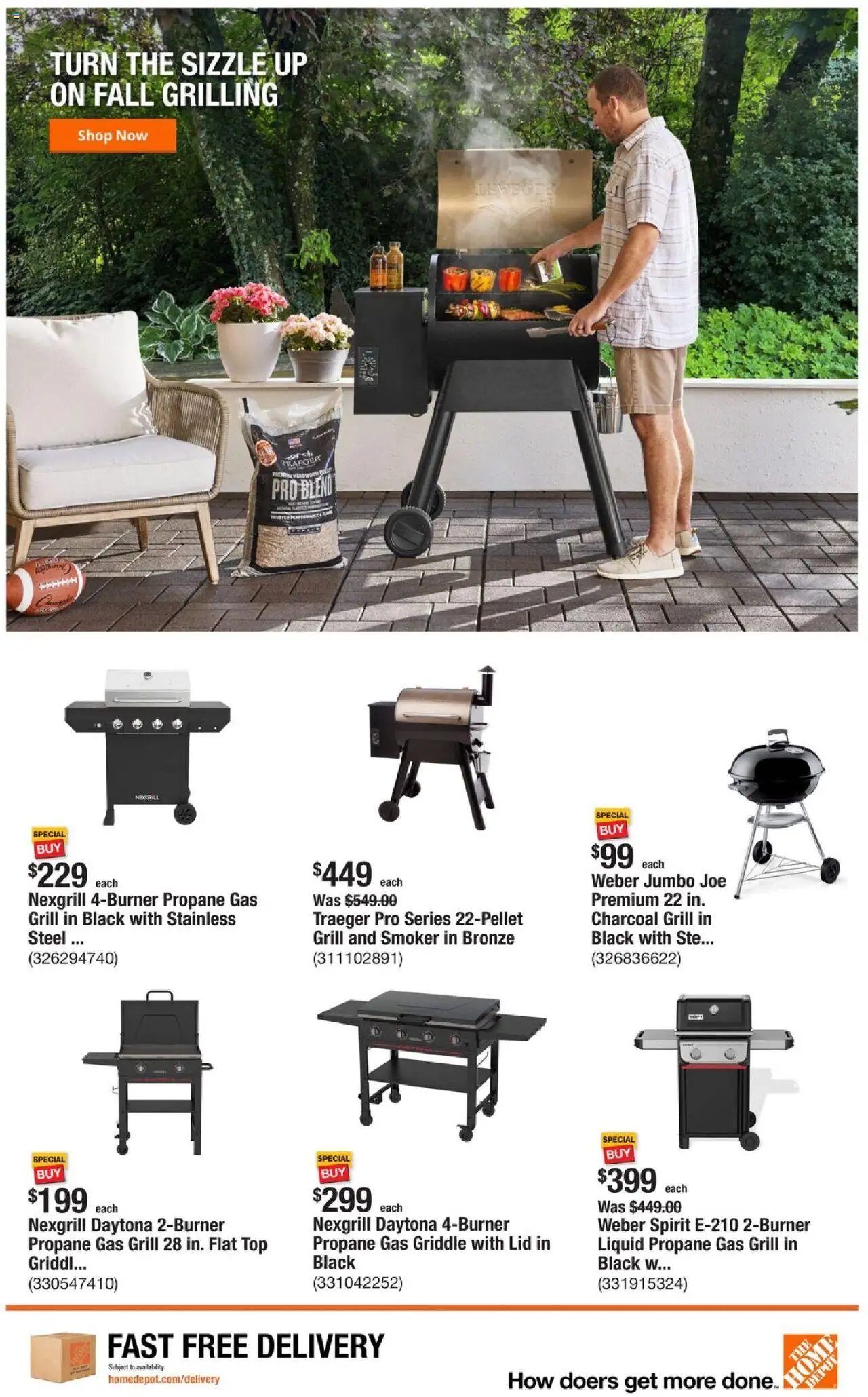 Home Depot Weekly Ad - FL - valid from 04.09.2025 | Page: 10 | Products: Griddle, Grill
