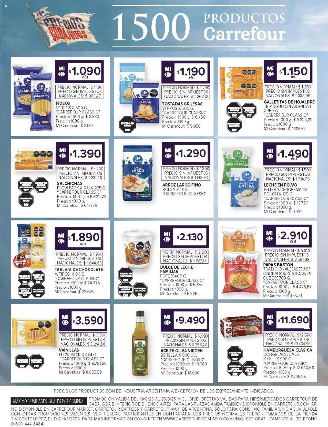 Carrefour ofertas - CABA │ válido desde el 19.08.2025 | Página: 15 | Productos: Teléfono, Tableta, Caja, Chocolate