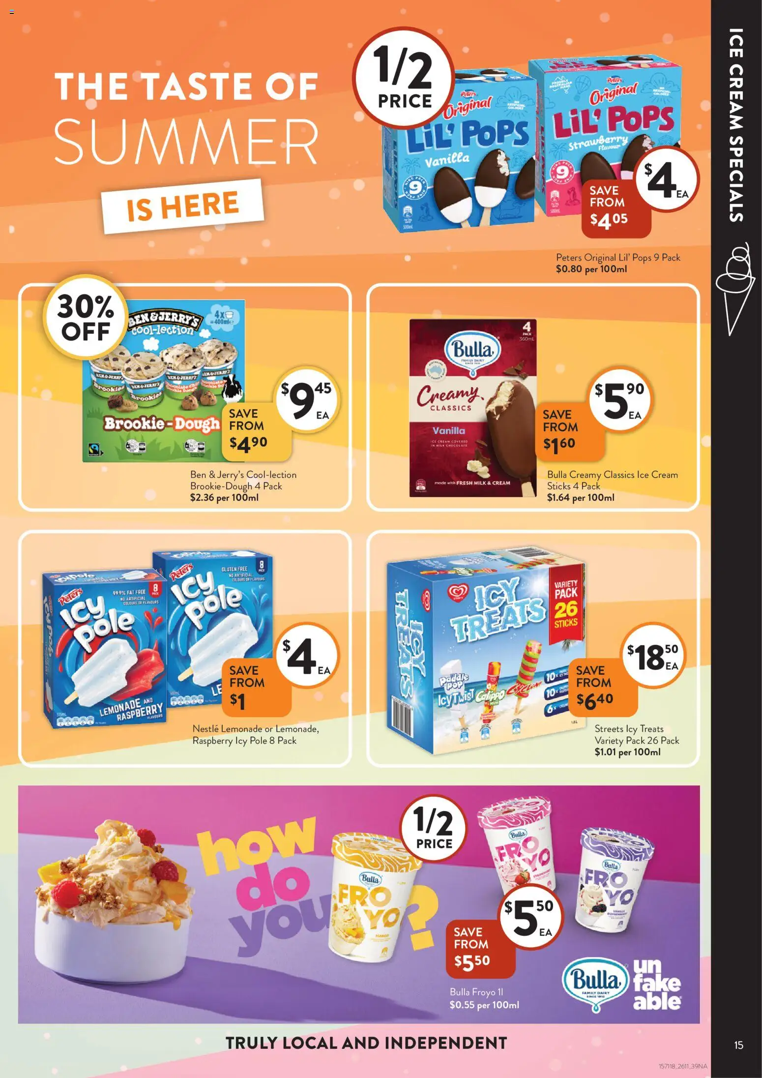 Foodworks catalogue - valid from 26.11.2025 | Page: 15 | Products: Dairy, Chocolate, Ice cream, Raspberry