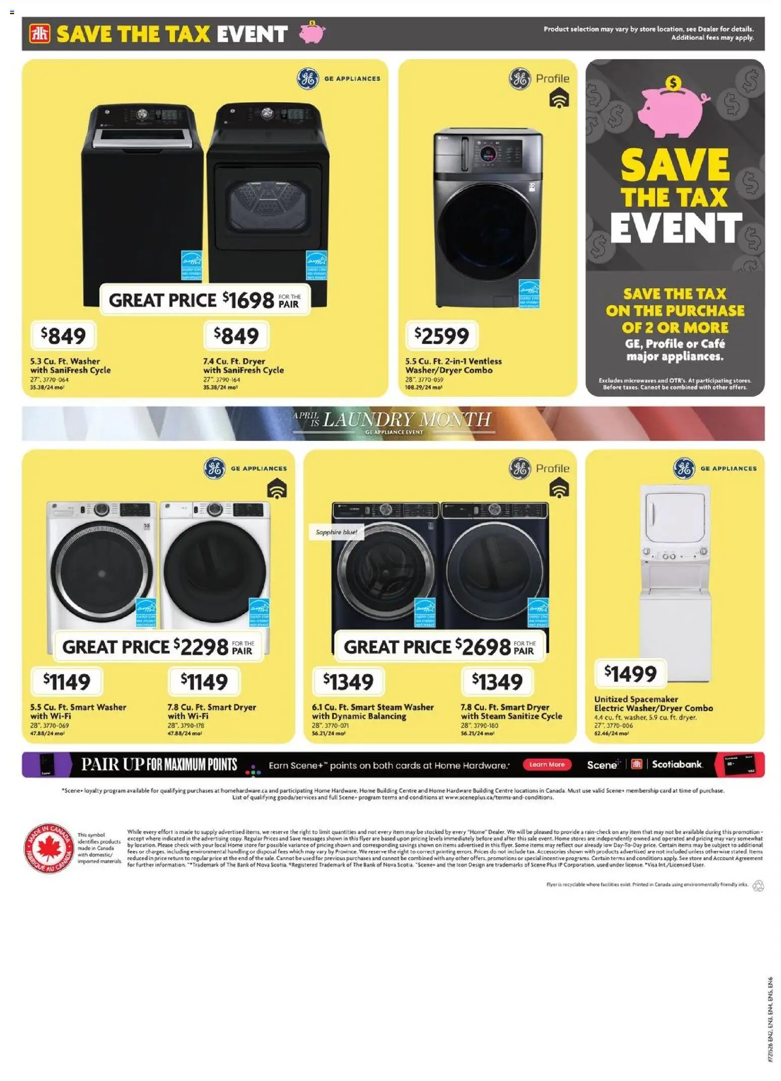 Home Hardware flyer valid from 09.04.2026 | Page: 4 | Products: Dryer
