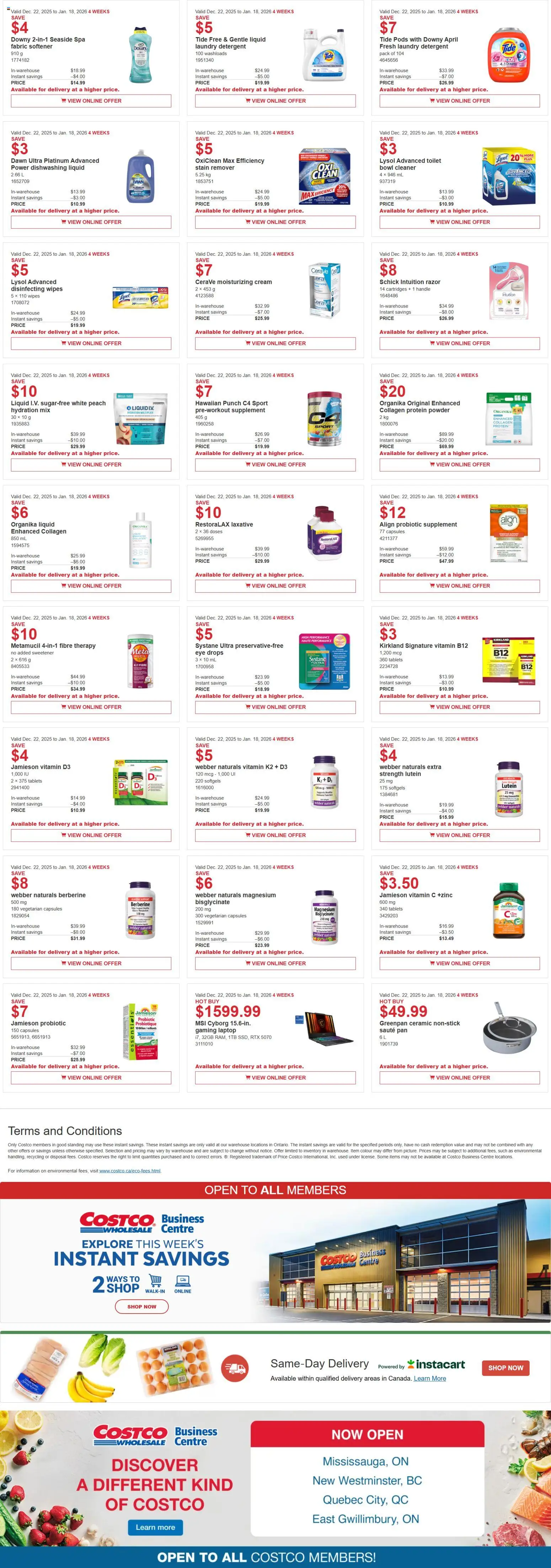 Costco flyer valid from 22.12.2025 | Page: 3
