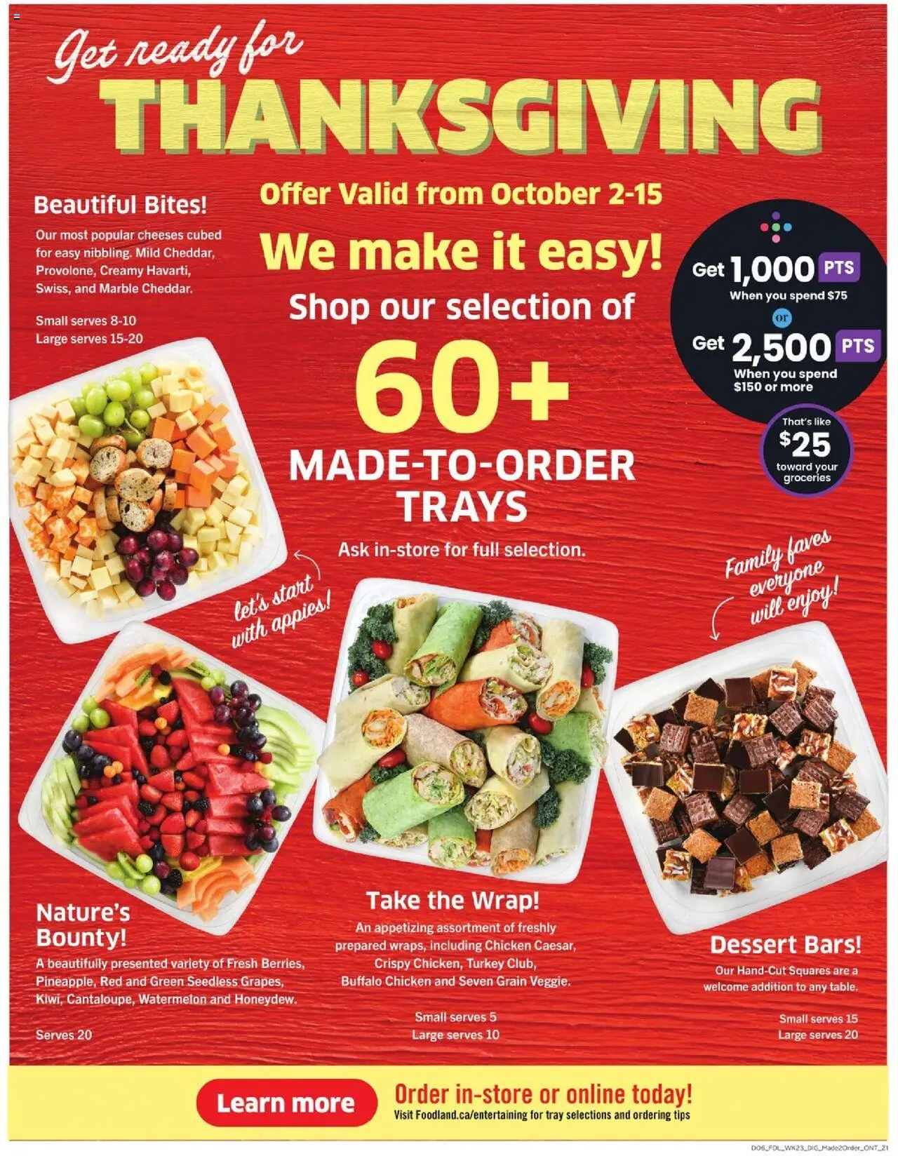 Foodland flyer valid from 02.10.2025 | Page: 7 | Products: Turkey, Chicken