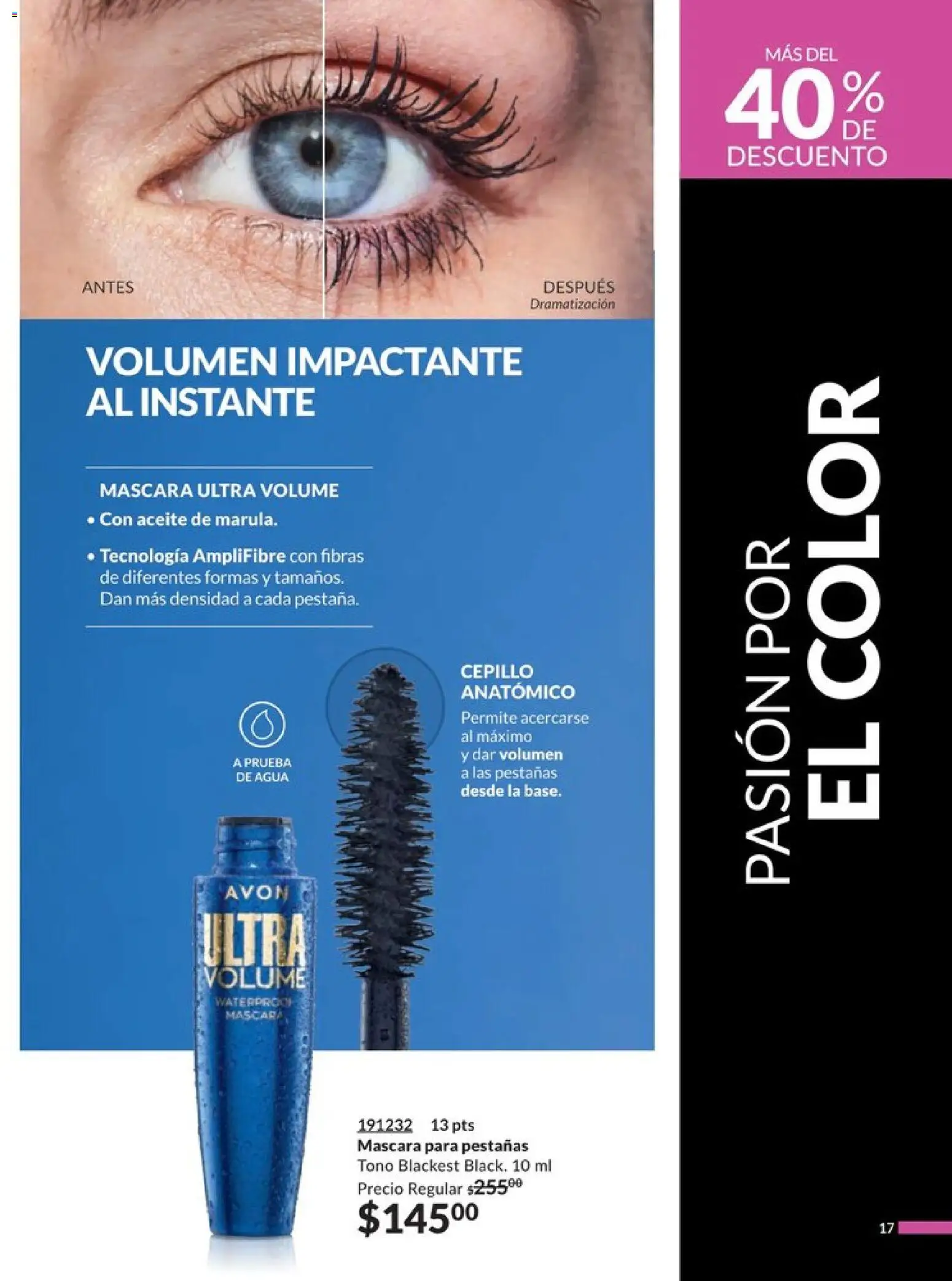 Nuevas ofertas de AVON válidas en toda la República Mexicana desde el 20.12.2025. ¡Encuentra las mejores ofertas en AVON campaña 1 2026! | Página: 22 | Productos: Cepillo, Máscara, Agua, Aceite