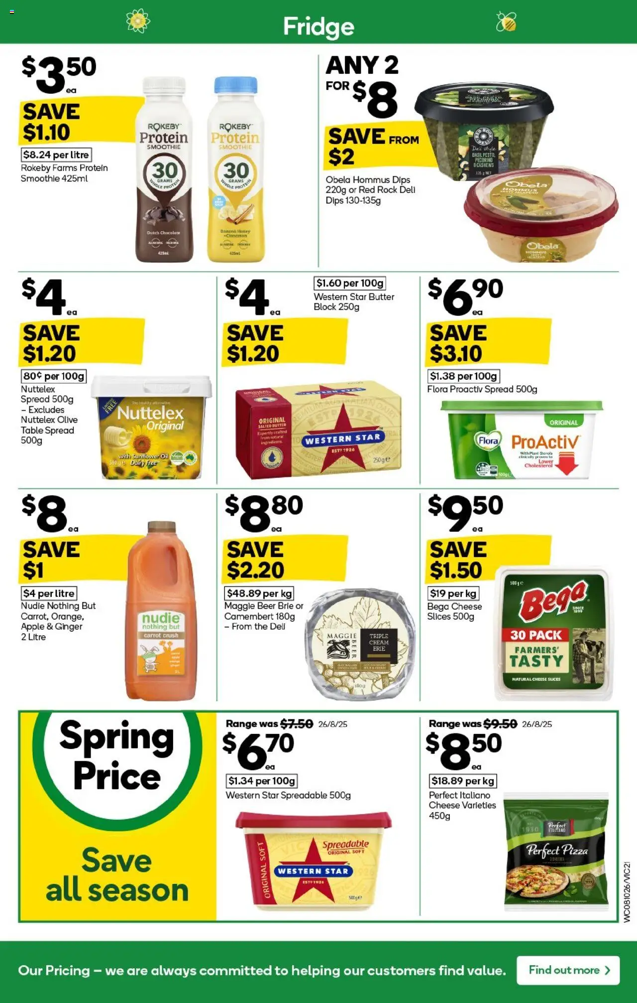 Woolworths catalogue - valid from 08.10.2025 | Page: 21 | Products: Table, Butter, Chocolate, Pizza