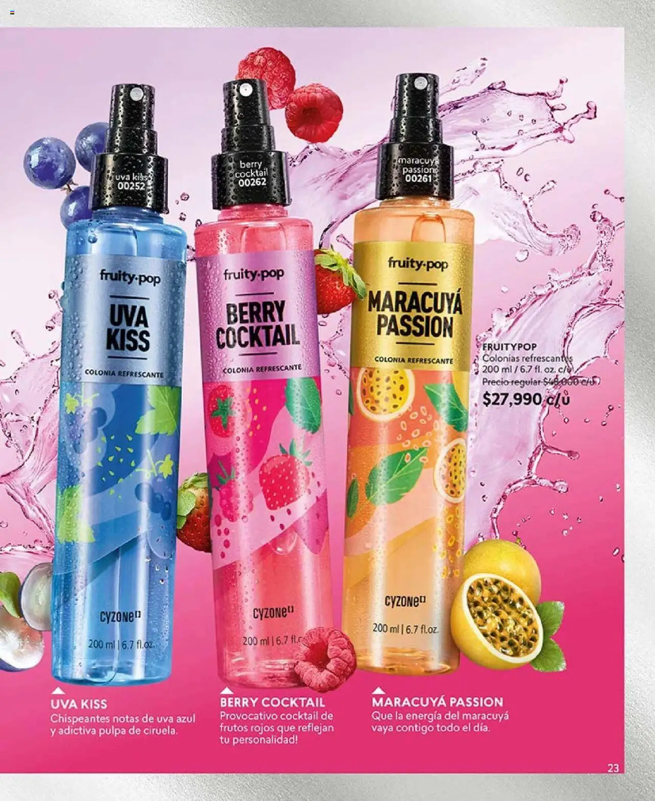 CyZone revista - valida desde el 16.06.2025 | Página: 23 | Productos: Maracuyá, Uva