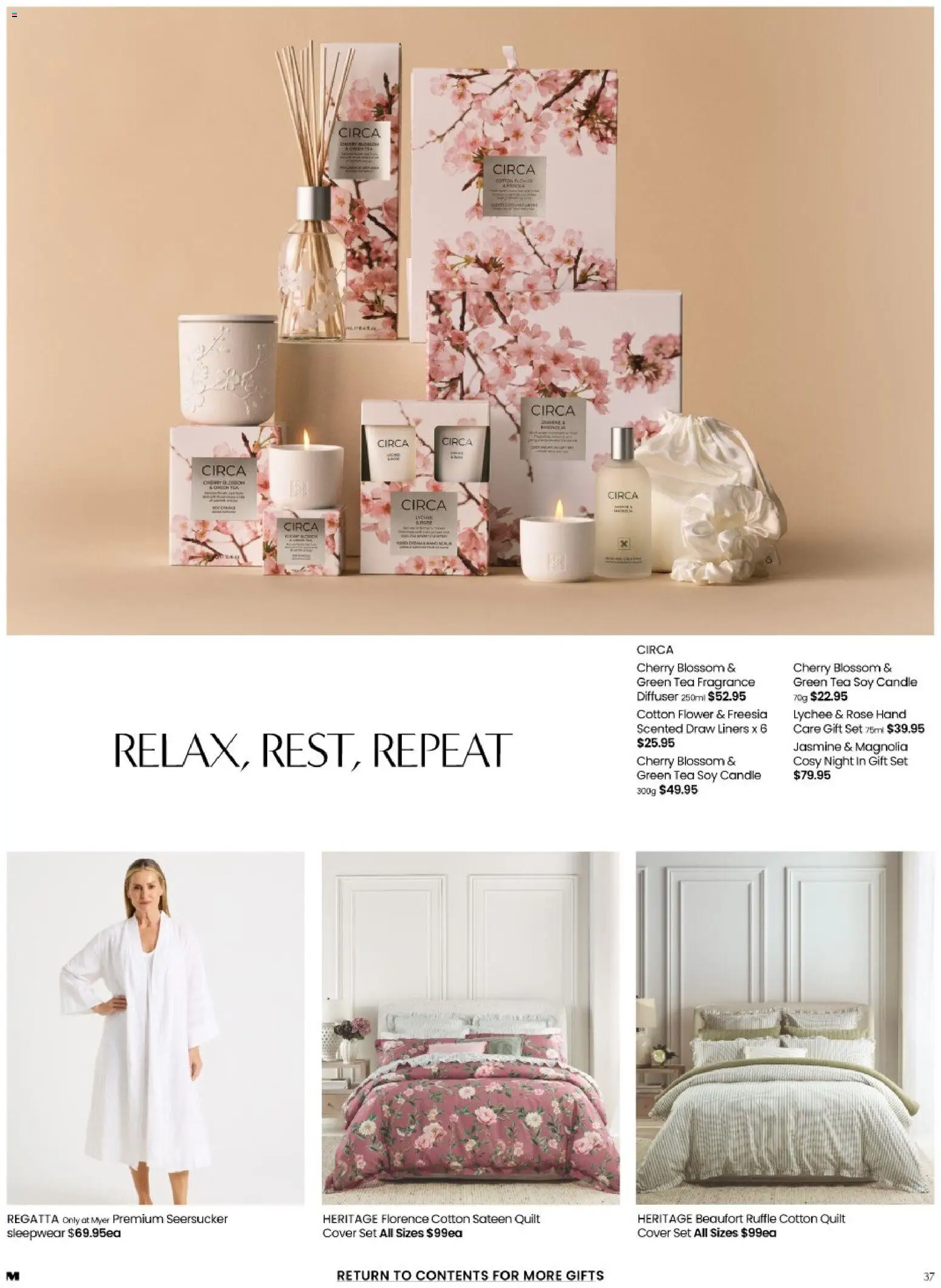 Myer catalogue - valid from 20.04.2026 | Page: 37 | Products: Fragrance, Tea, Sleepwear, Candle