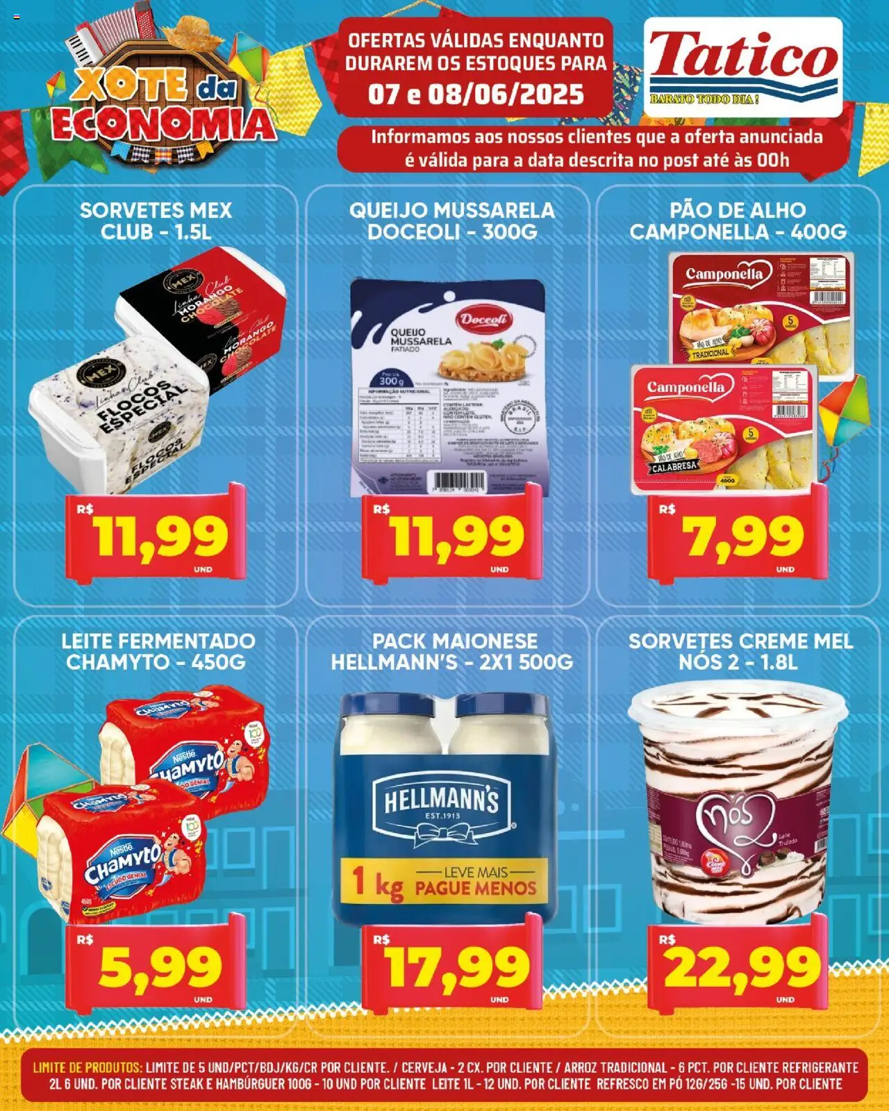 Tatico Folheto - válido de 09.06.2025 | Página: 29 | Produtos: Alho, Queijo, Arroz, Leite fermentado