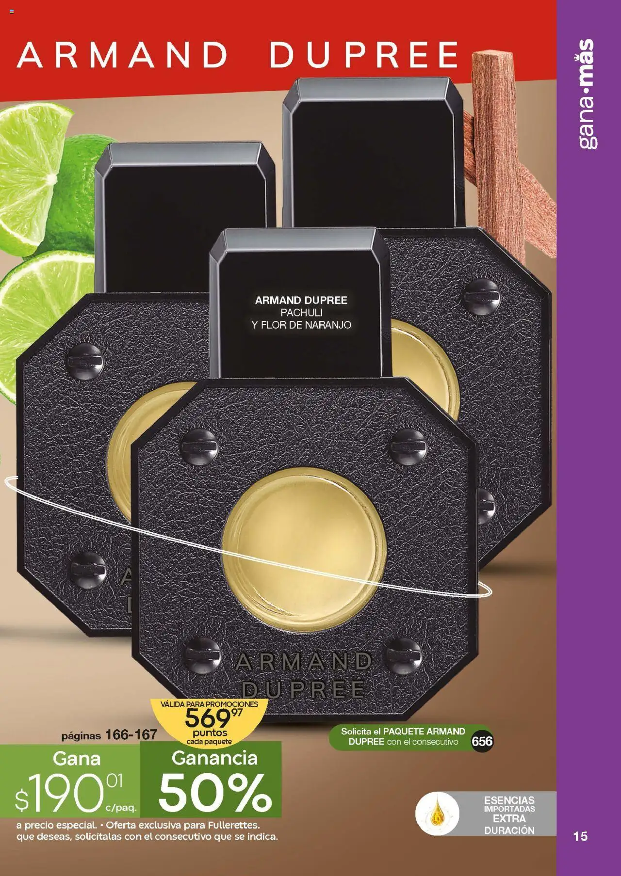 Nuevas ofertas de Fuller válidas en toda la República Mexicana desde el 15.10.2025. ¡Encuentra las mejores ofertas en Fuller - Revista Gana Más C14! | Página: 15 | Productos: Esencias