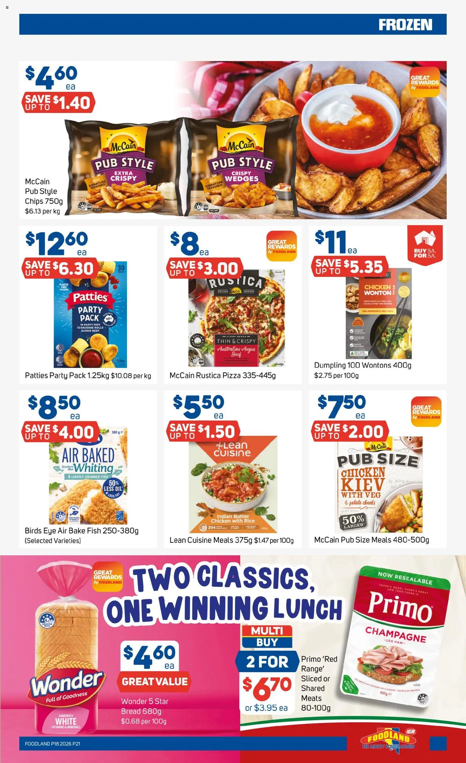 Foodland catalogue - valid from 29.04.2026 | Page: 21 | Products: Butter, Chicken, Rice, Fish