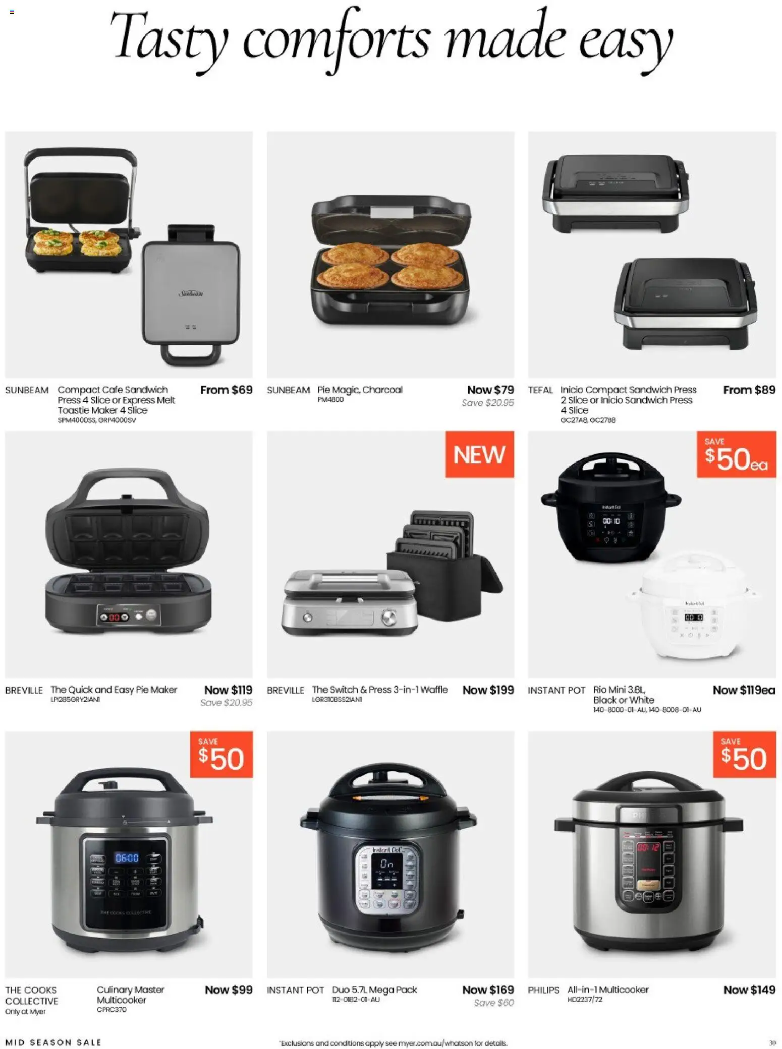 Myer catalogue - valid from 04.03.2026 | Page: 30 | Products: Pot, Press