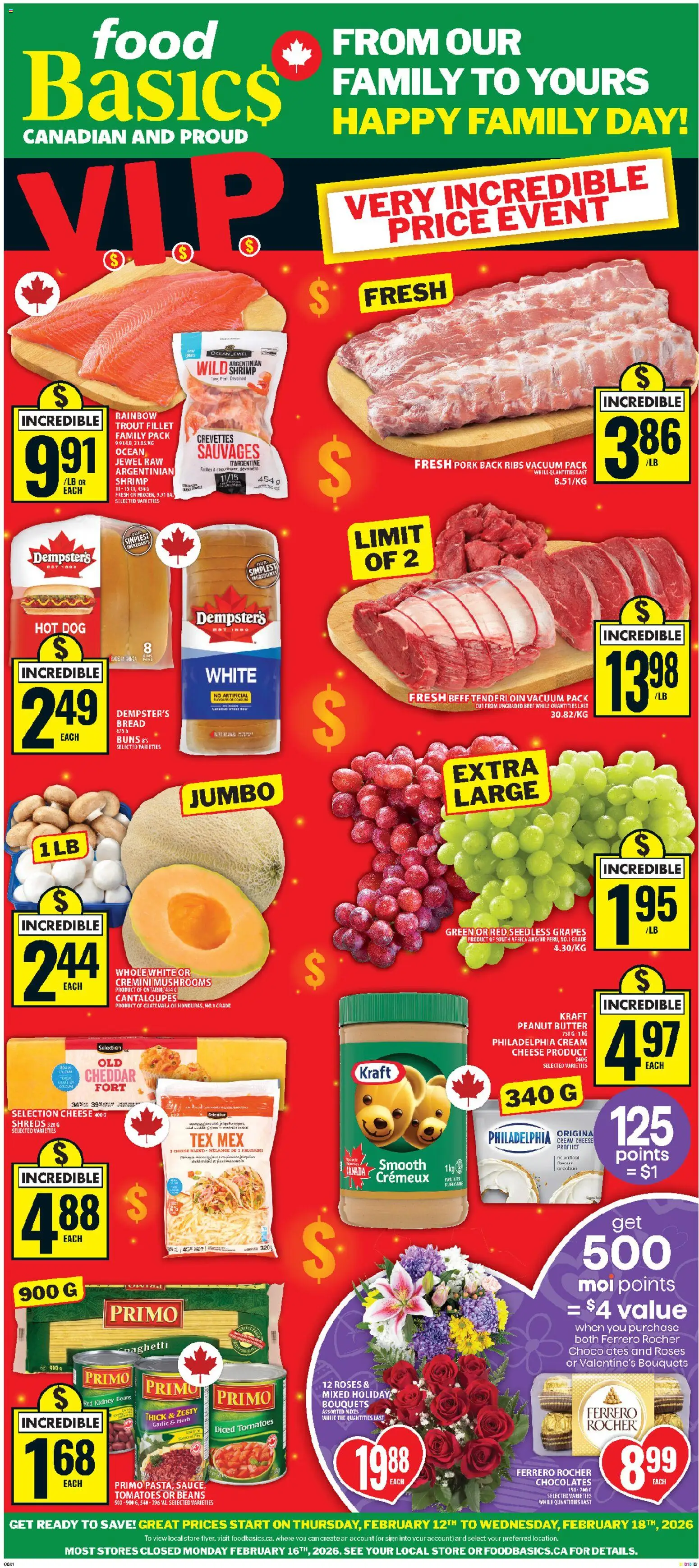Food Basics flyer valid from 12.02.2026 | Page: 1
