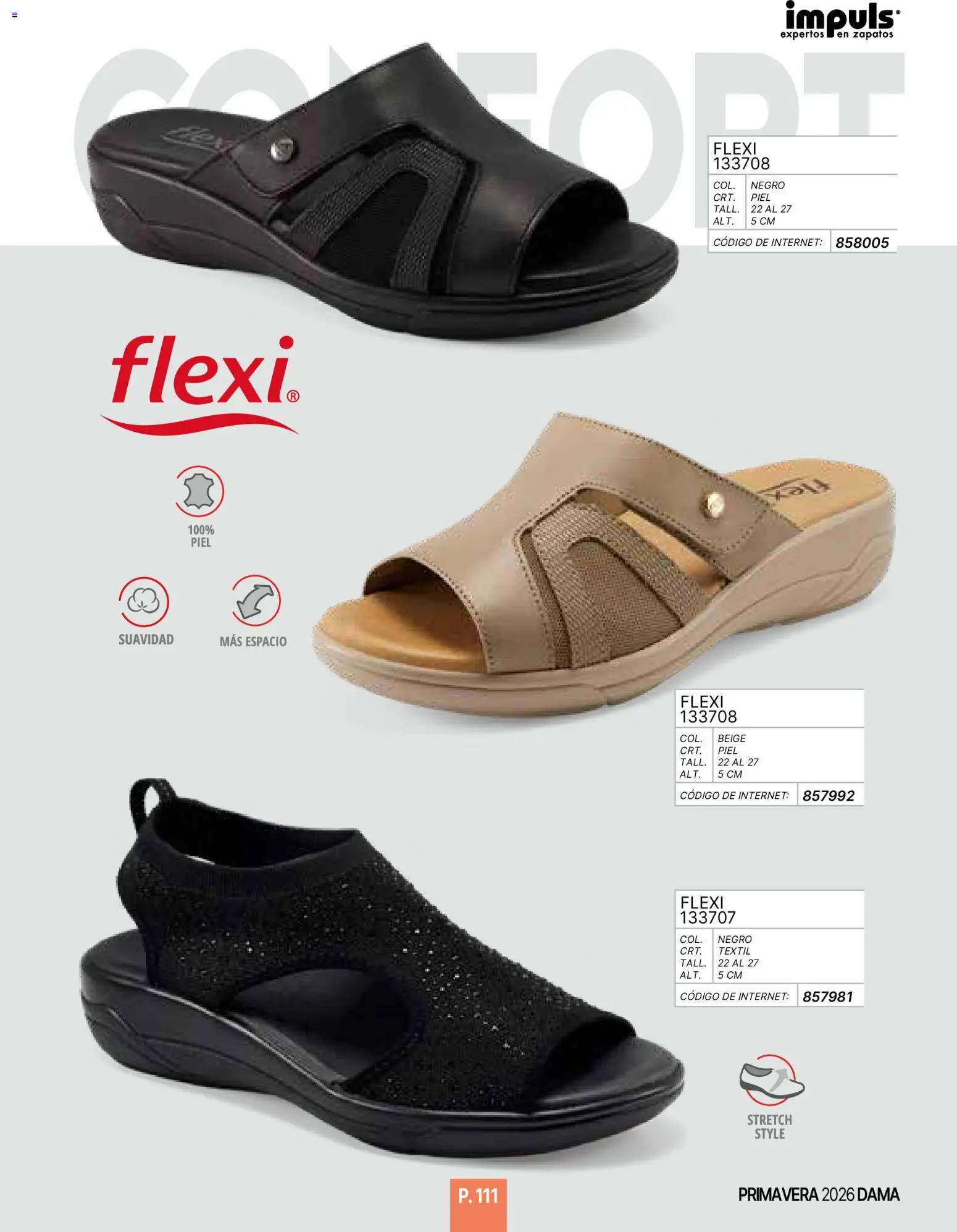 Nuevas ofertas de Impuls válidas en toda la República Mexicana desde el 01.01.2026. ¡Encuentra las mejores ofertas en Impuls catálogo Primavera! | Página: 113 | Productos: Zapatos