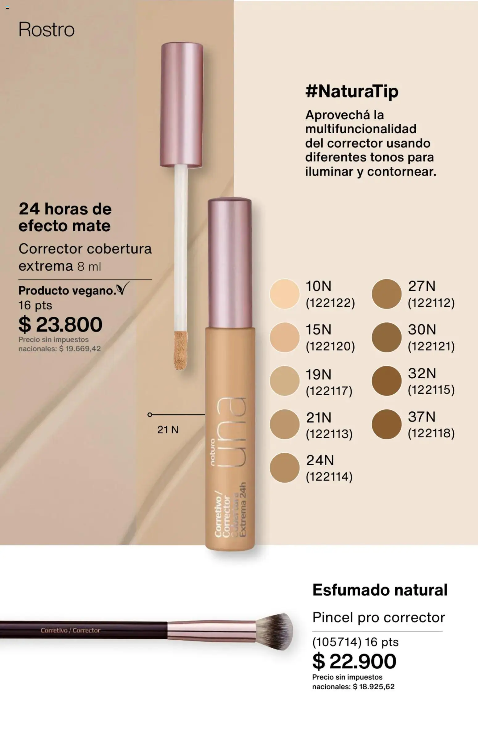 Catálogo Natura Ciclo 1/2026 │ válido desde el 06.01.2026 | Página: 117 | Productos: Mate, Pincel