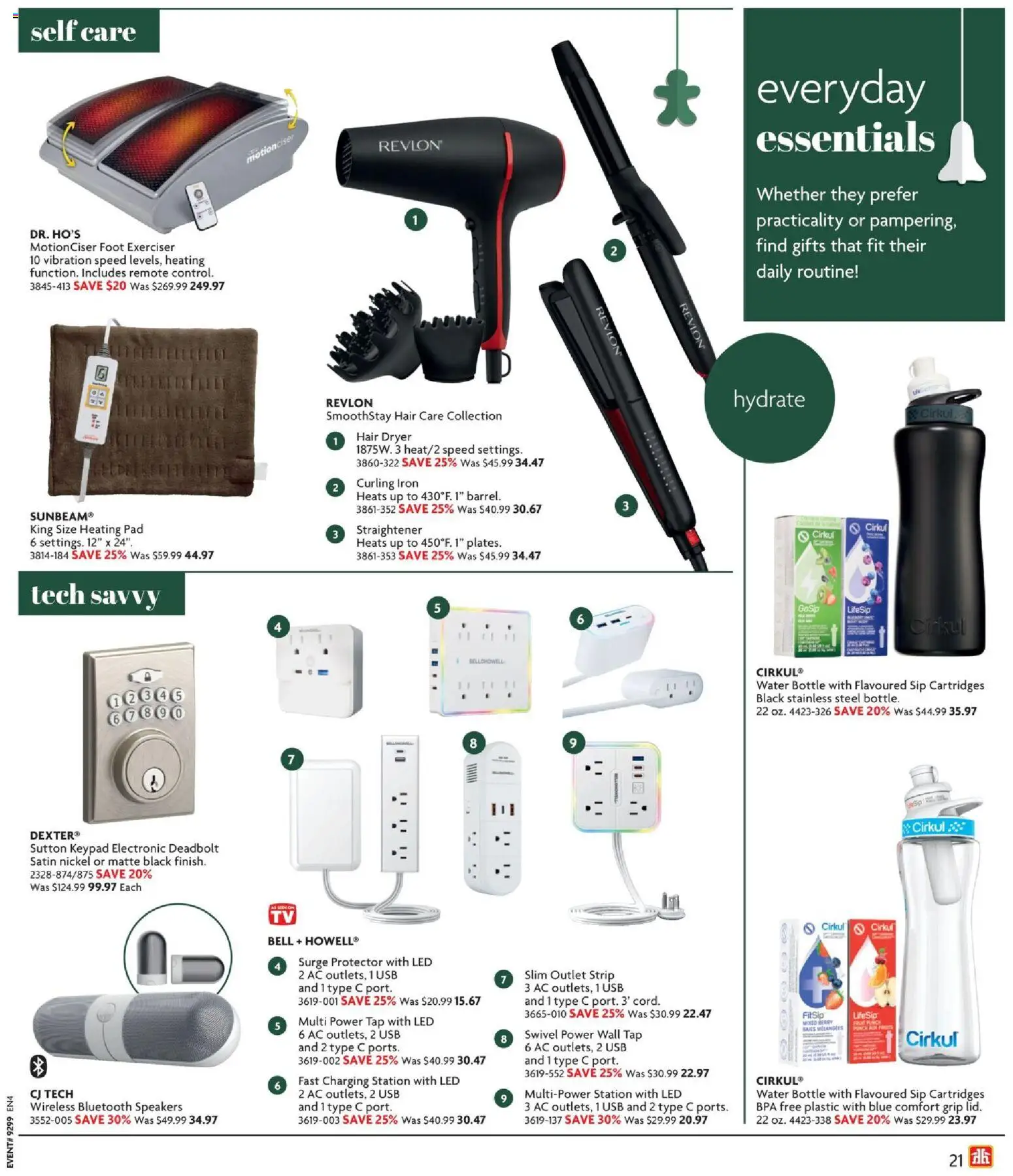 Home Hardware flyer valid from 06.11.2025 | Page: 21 | Products: Dryer, Iron, Curling iron, Hair dryer