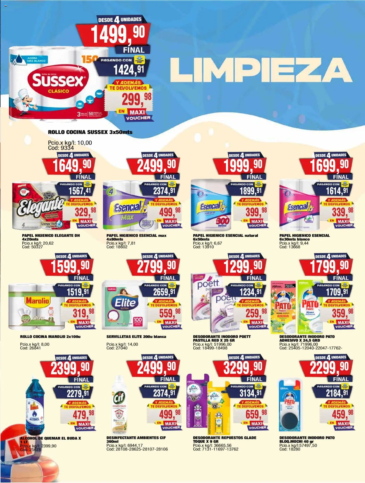 Maxiconsumo ofertas │ válido desde el 02.02.2026 | Página: 21 | Productos: Cocina, Servilletas, Inodoro, Té
