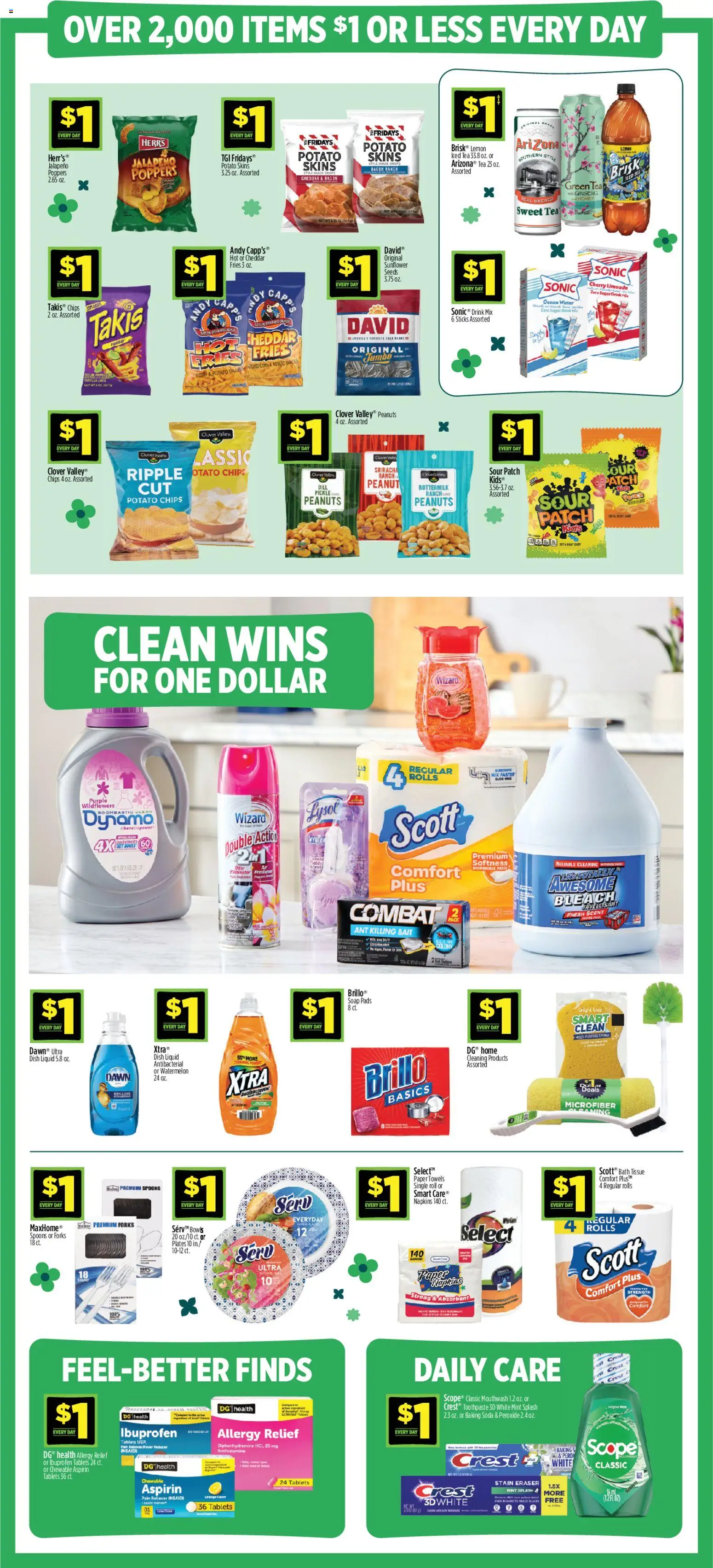 Dollar General Weekly Ad - TX - valid from 19.04.2026 | Page: 7 | Products: Eraser, Bath, Toothpaste, Bait