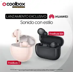 Vista previa de folleto Coolbox - Huawei FreeBuds de la Coolbox válido desde 14.10.2025