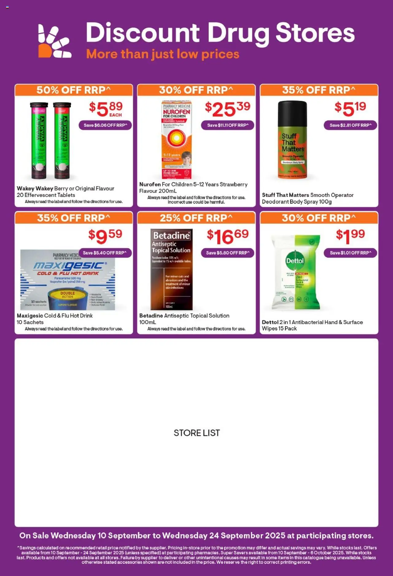 Discount Drug Stores catalogue - valid from 10.09.2025 | Page: 21 | Products: Lemon, Accessories, Treatment, Tablets