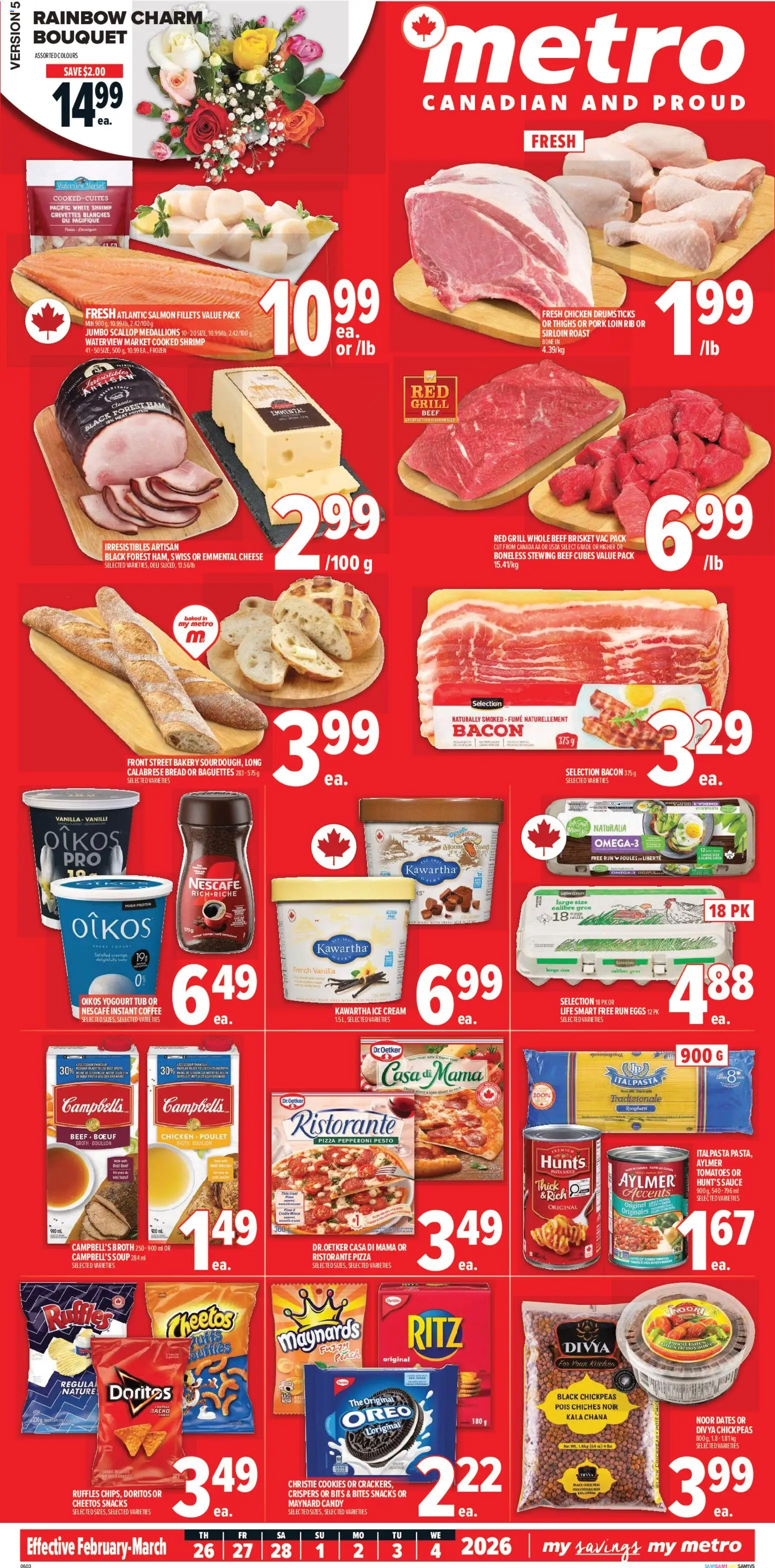 Metro flyer valid from 26.02.2026 | Page: 2 | Products: Cream, Ice cream, Bread, Coffee