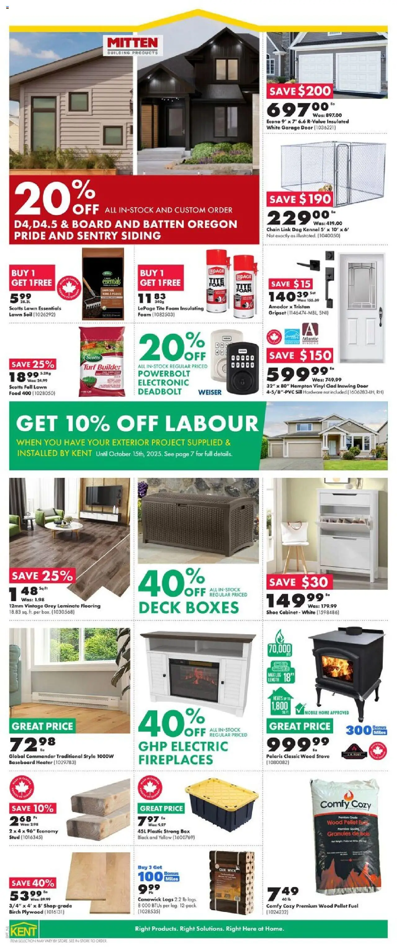 Kent flyer valid from 11.09.2025 | Page: 3 | Products: Stove, Cabinet, Box