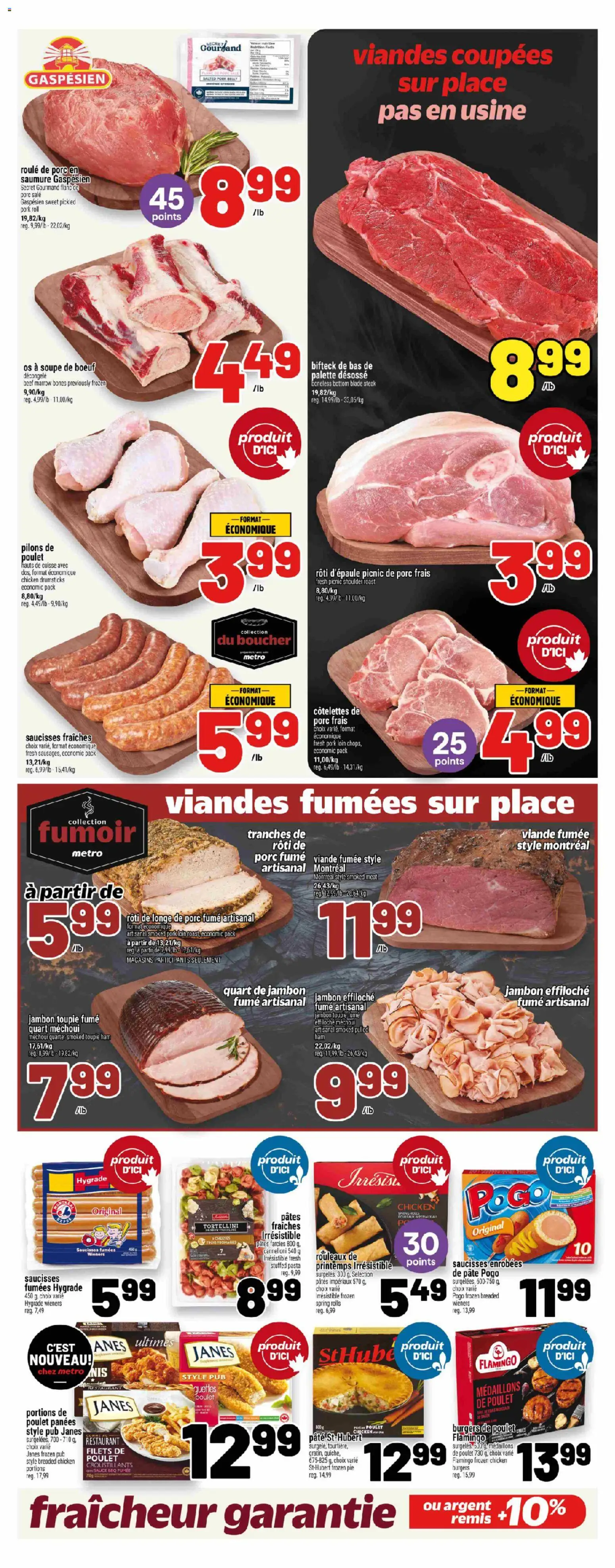 Metro flyer valid from 06.11.2025 | Page: 9 | Products: Beef, Pasta, Chicken, Pork