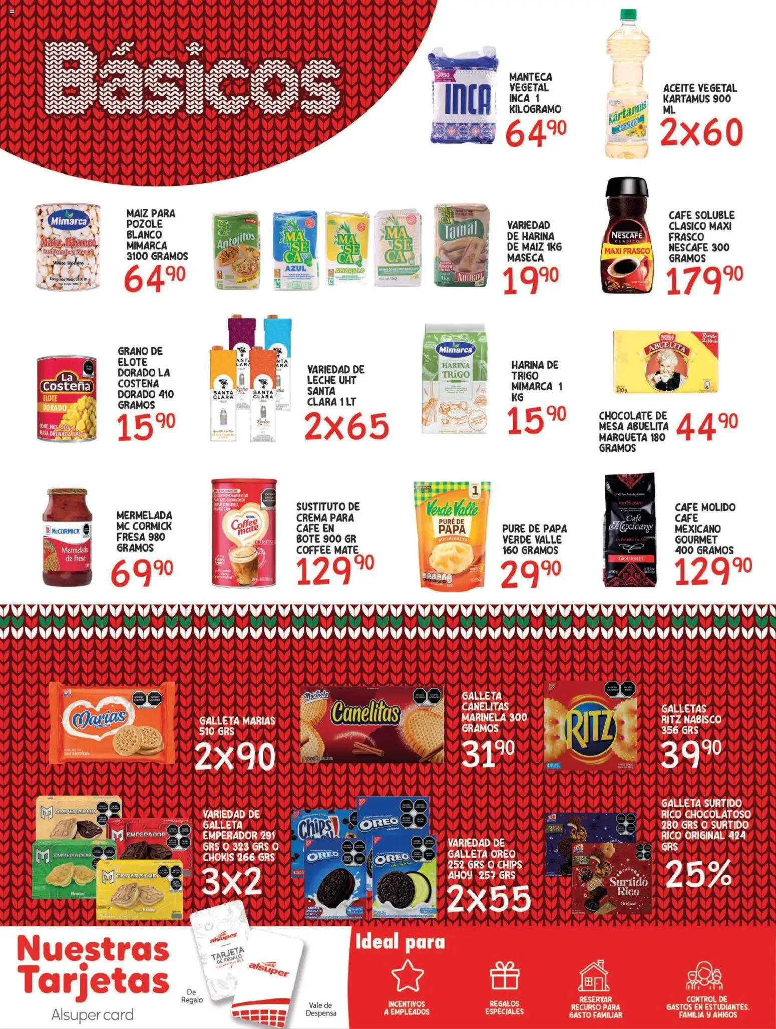 Nuevas ofertas de Alsuper válidas en toda la República Mexicana desde el 09.12.2025. ¡Encuentra las mejores ofertas en Alsuper folleto Zacatecas! | Página: 6 | Productos: Maíz, Papa, Frasco, Leche