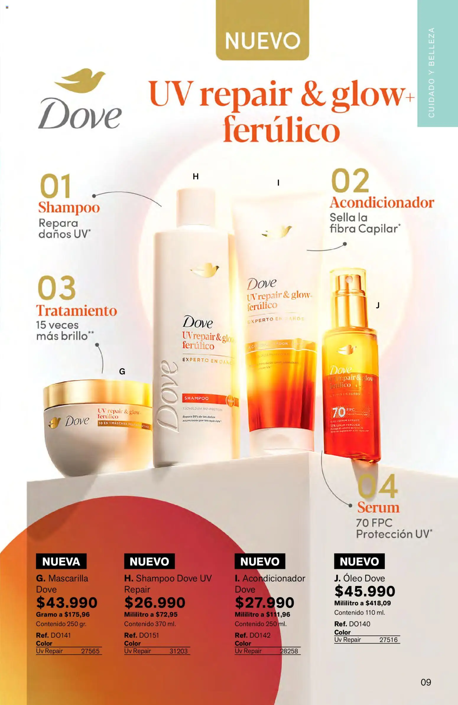 Leonisa revista - valida desde el 16.03.2026 | Página: 9 | Productos: Serum, Shampoo, Brillo, Acondicionador