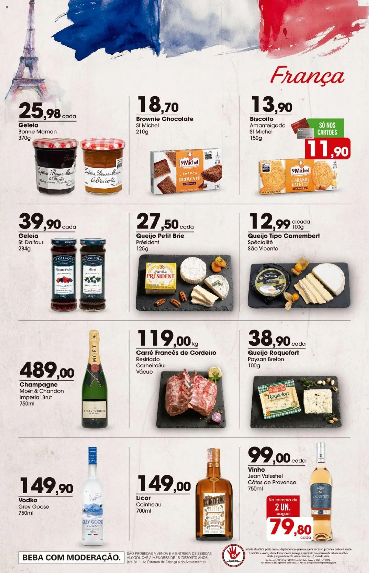 Zaffari Folheto - válido de 07.08.2025 | Página: 6 | Produtos: Licor, Queijo, Brie, Camembert