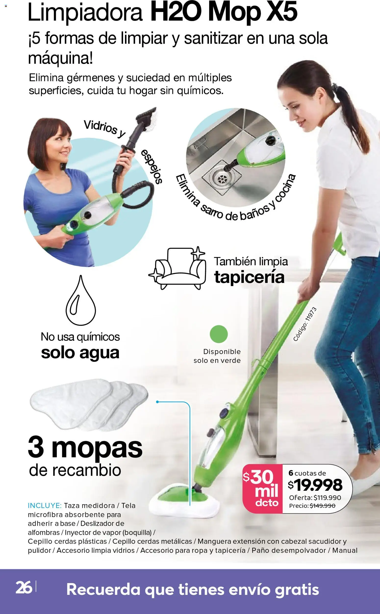 A3D Ofertas  │ válido desde el 10.04.2026 | Página: 26 | Productos: Agua, Ropa, Manguera, Taza