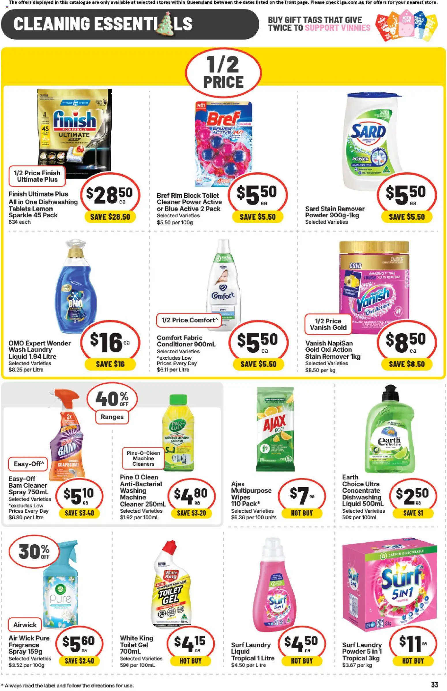IGA catalogue - valid from 12.11.2025 | Page: 33 | Products: Fragrance, Powder, Conditioner, Stain remover