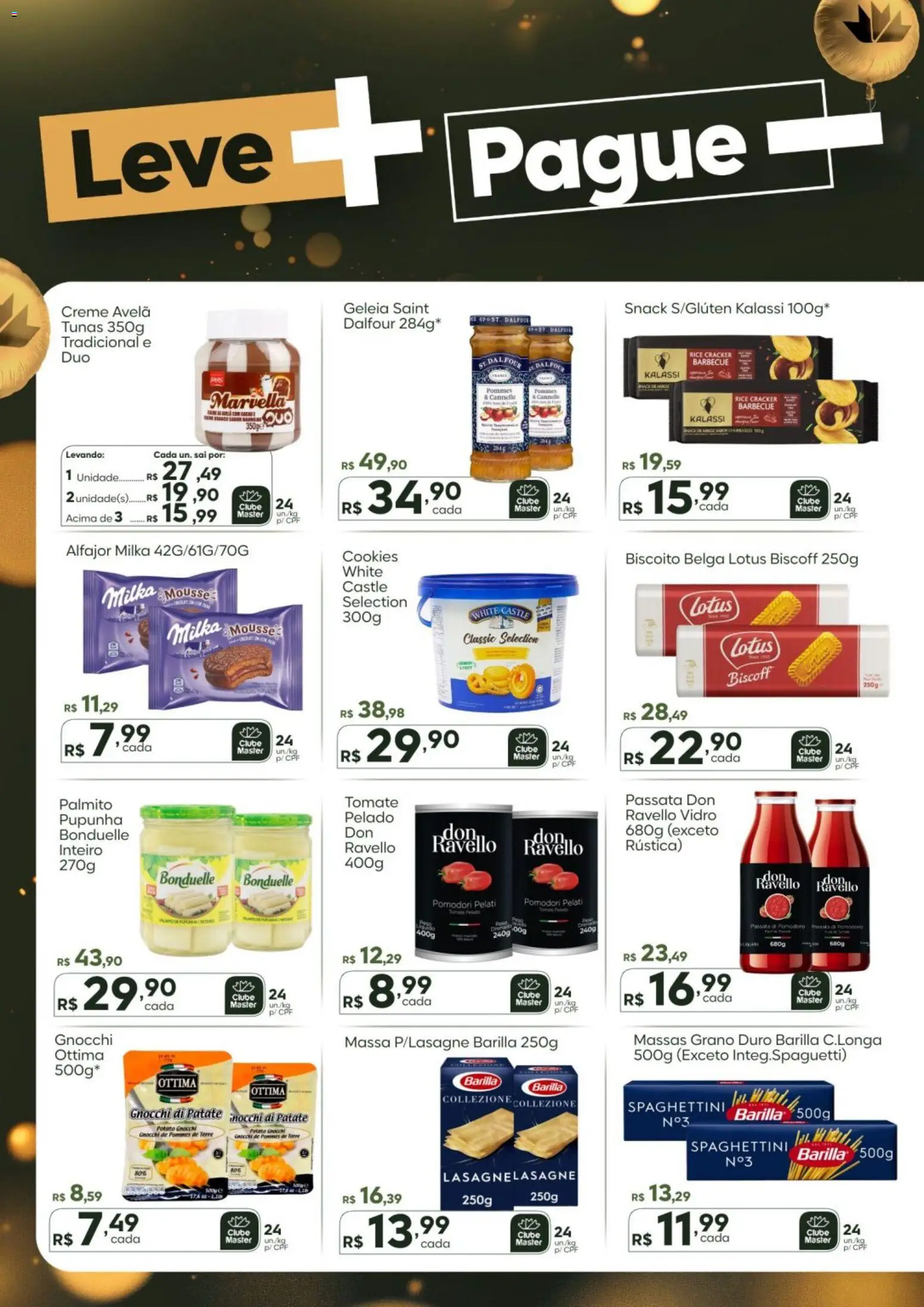 Master Folheto - válido de 03.11.2025 | Página: 2 | Produtos: Palmito, Biscoito, Cookies, Avelã