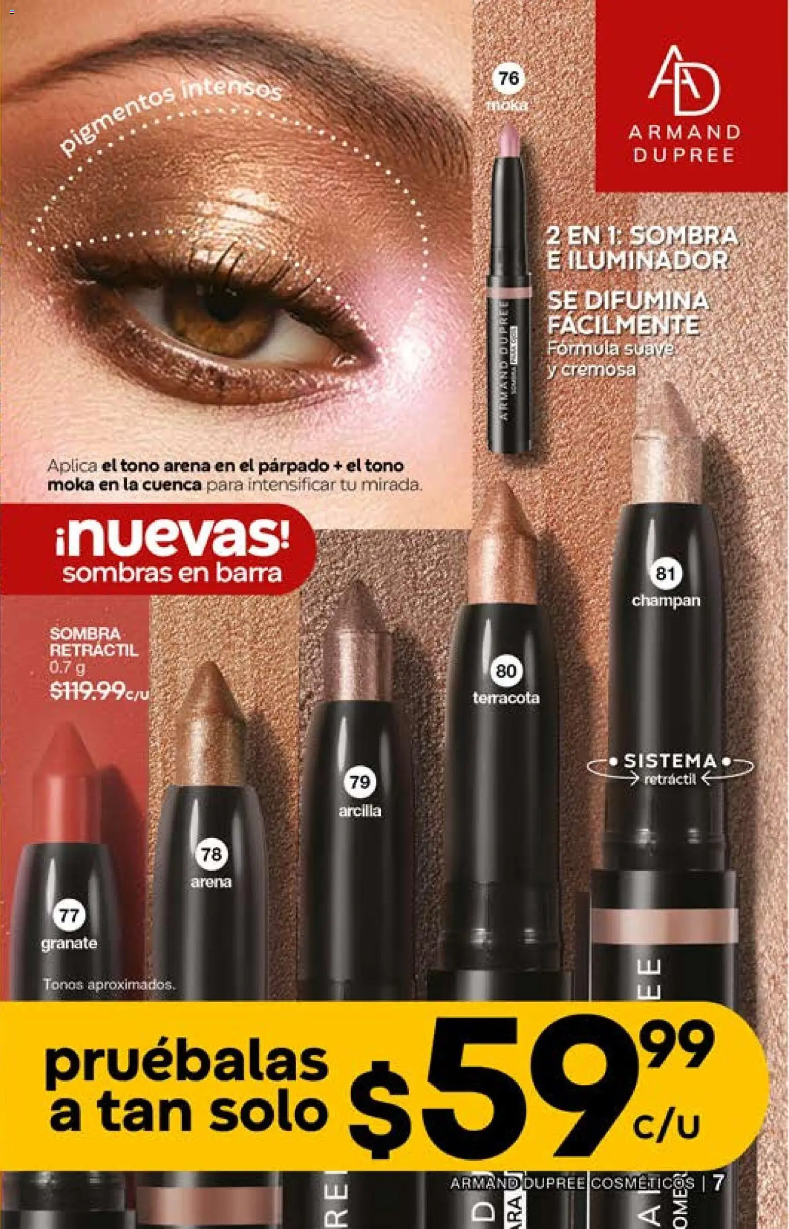 Nuevas ofertas de Fuller válidas en toda la República Mexicana desde el 15.04.2026. ¡Encuentra las mejores ofertas en Fuller campaña 1 2026! | Página: 9 | Productos: Iluminador, Sombra, Barra