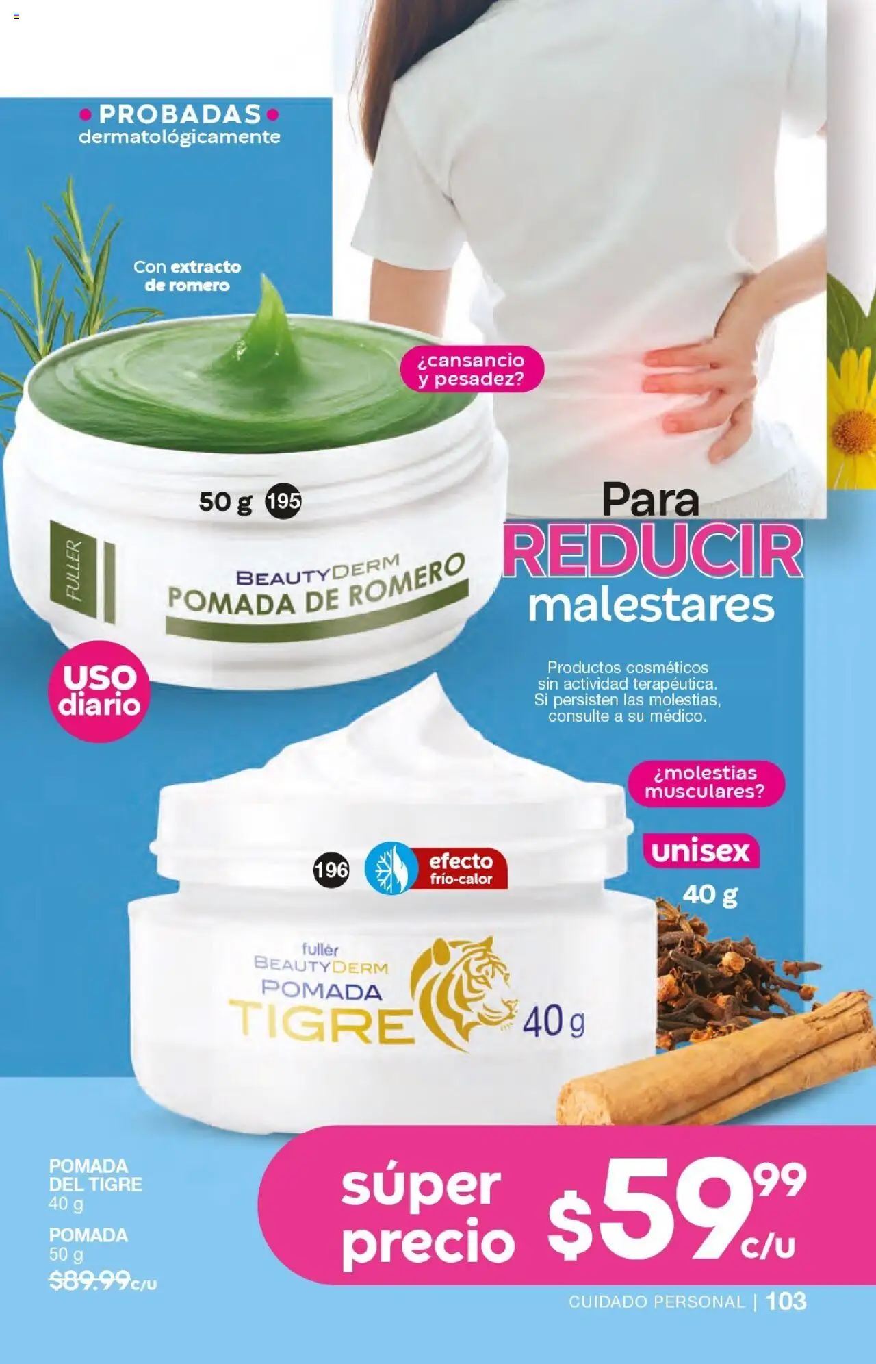 Nuevas ofertas de Fuller válidas en toda la República Mexicana desde el 17.09.2025. ¡Encuentra las mejores ofertas en Fuller - Campaña 12 2025! | Página: 103 | Productos: Pomada