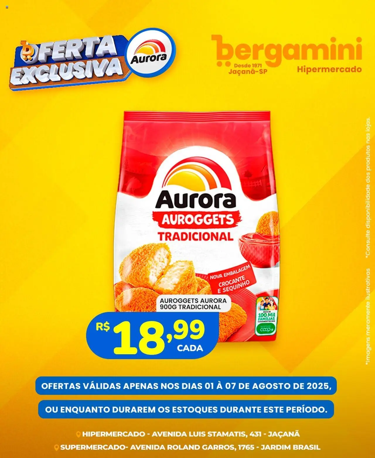 Supermercado Bergamini Folheto - válido de 01.08.2025 | Página: 1