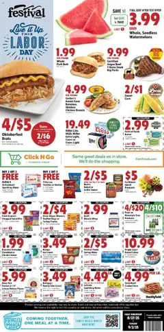 Festival Foods Weekly Ad - valid from 27.08.2025 | Page: 1